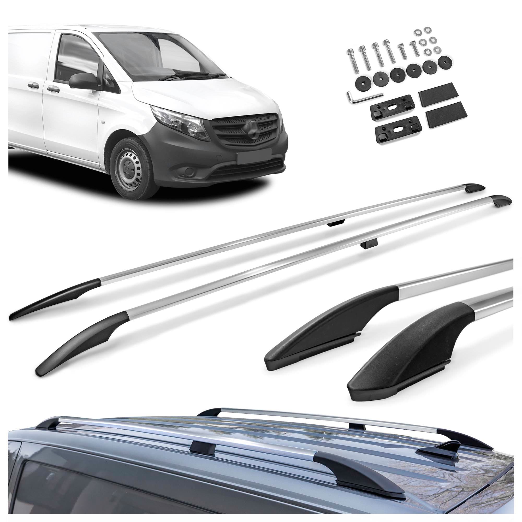 Roof rails Solid — Chrome, Aluminum | Plastic, Polished