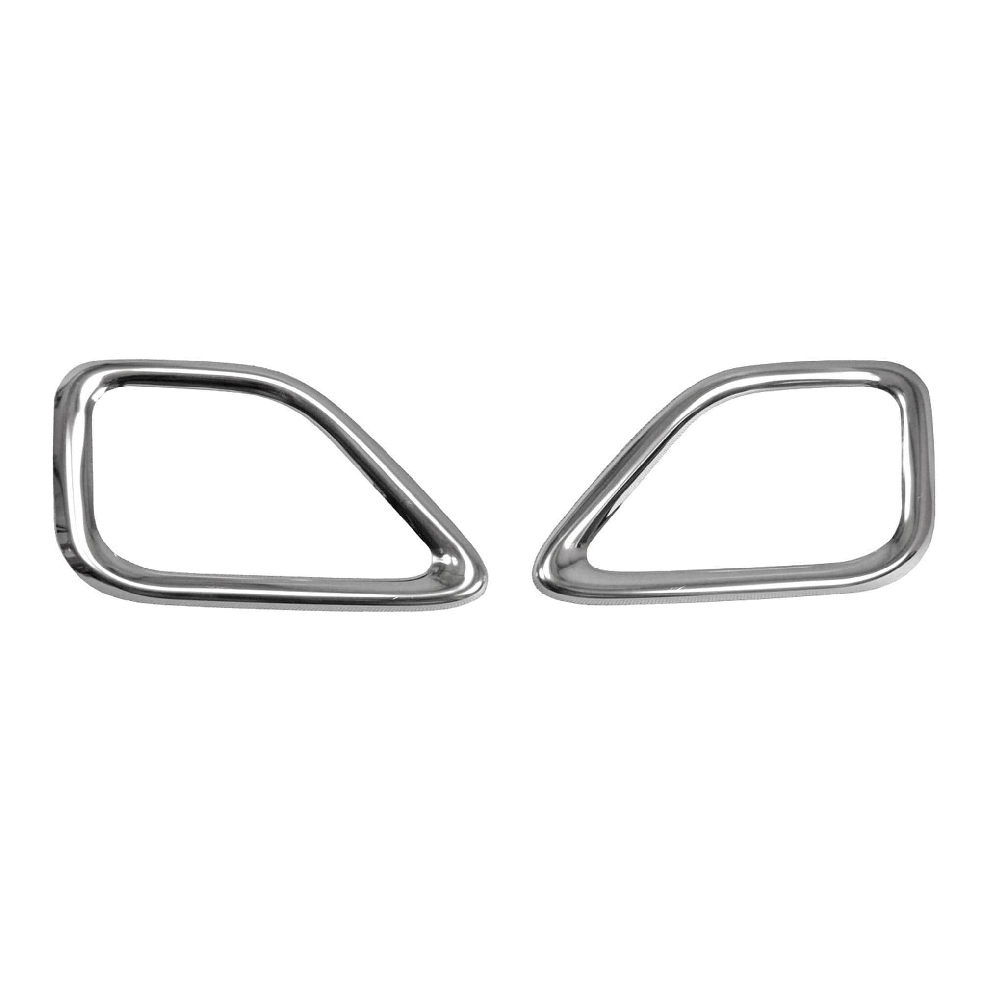 Fog light frames — Chrome, Stainless steel, Polished