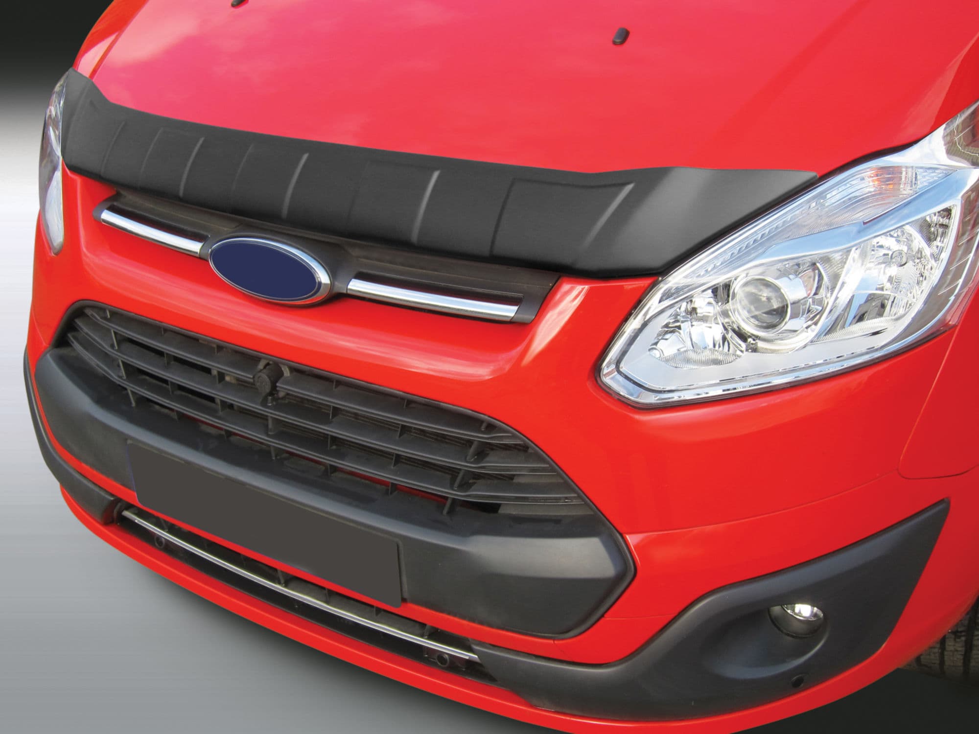 Bonnet guard — Black, ABS plastic, Matte