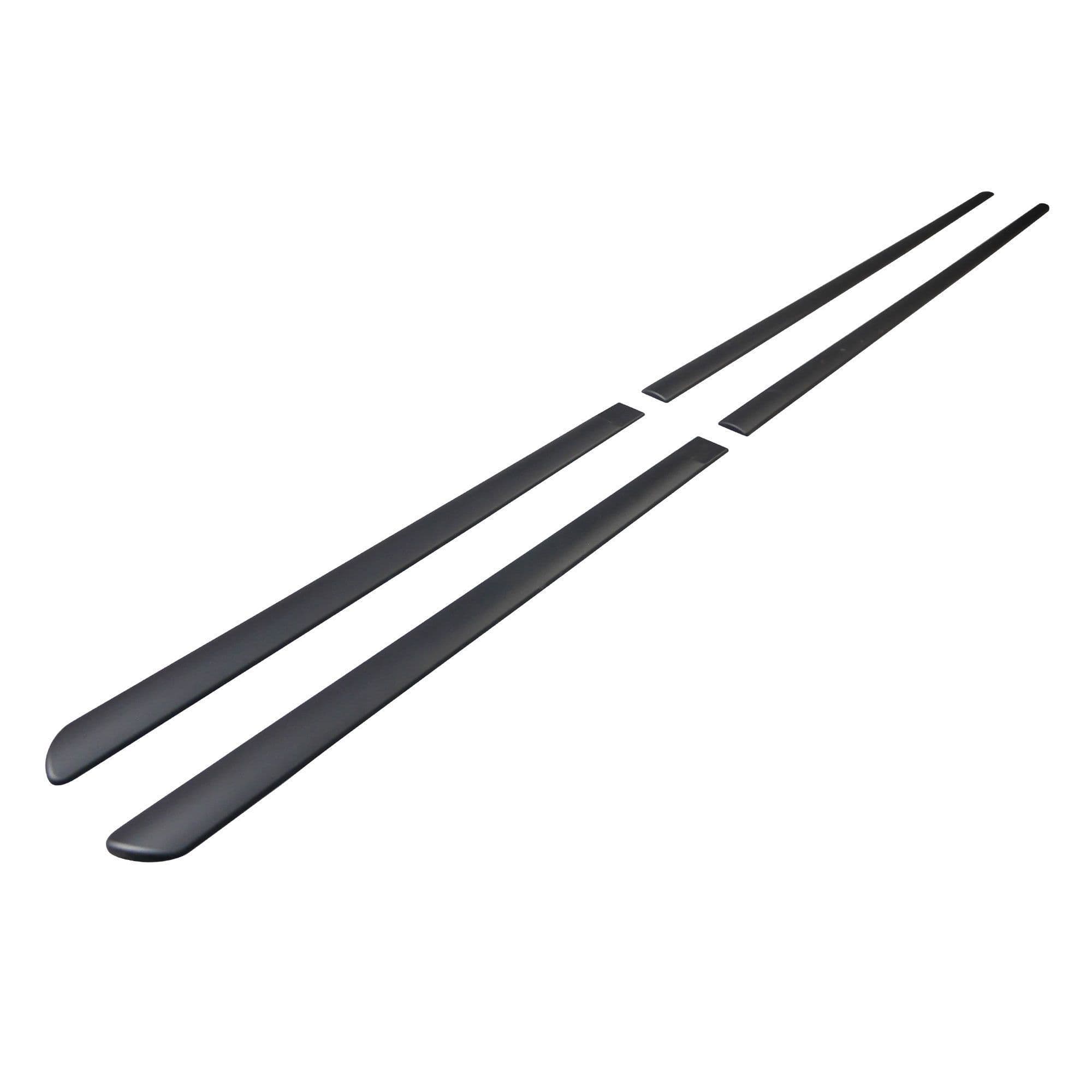 Side door trims — Black, Polyurethane composite PU, Matte