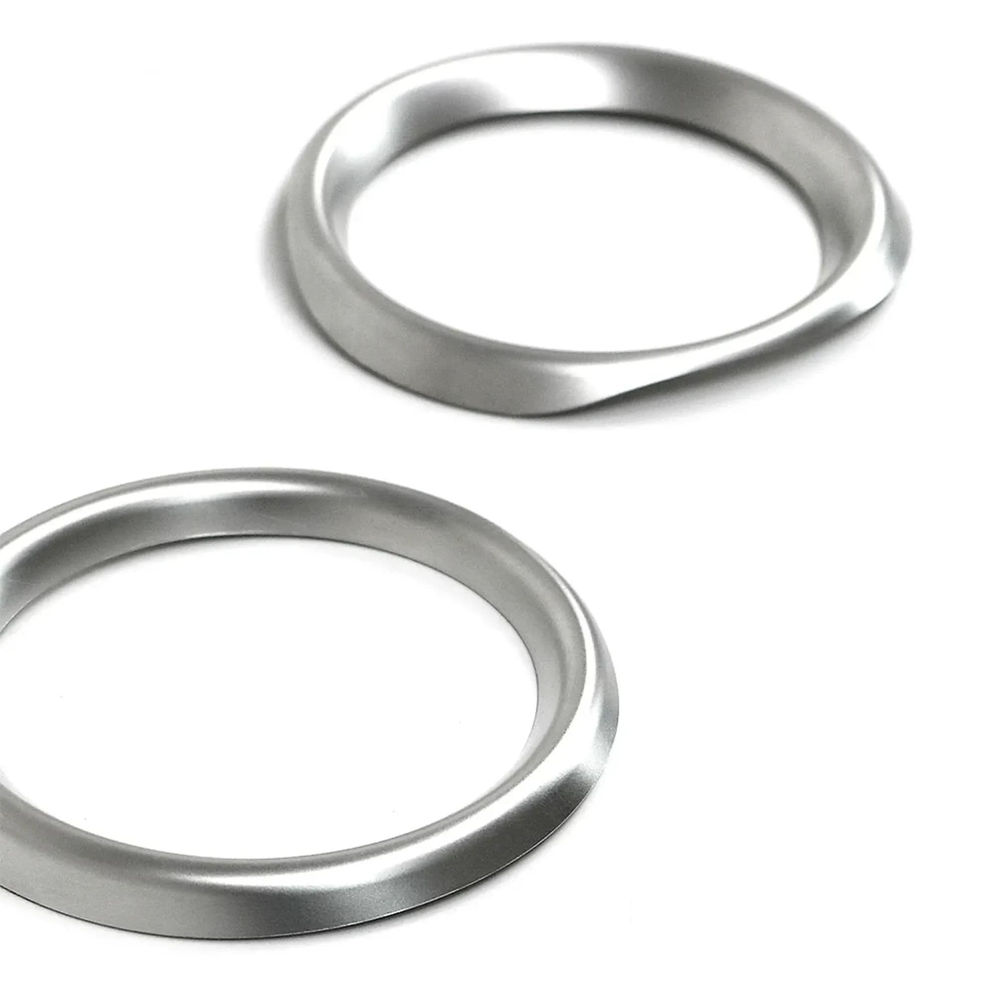 Cadres de phares antibrouillard — Chrome, Acier inoxydable, Poli