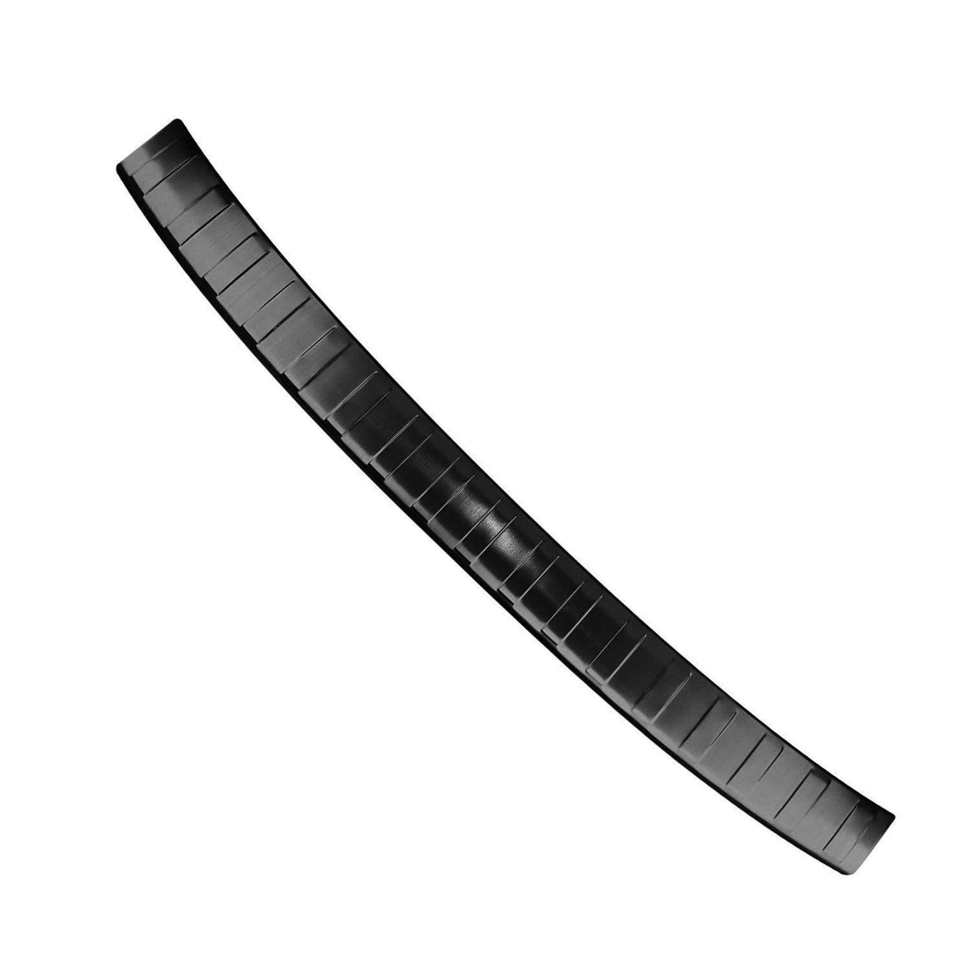 Rear bumper trim — Graphite, Stainless steel, Brushed