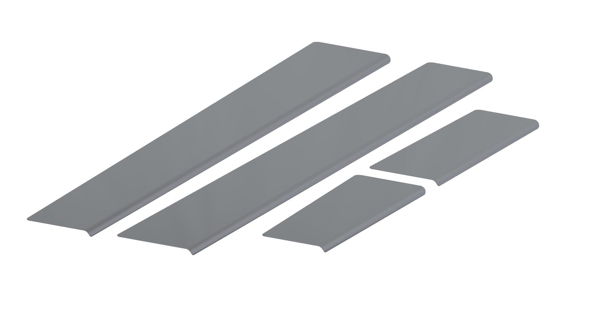 Seuils de porte One Line — Chrome, Acier inoxydable, Poli