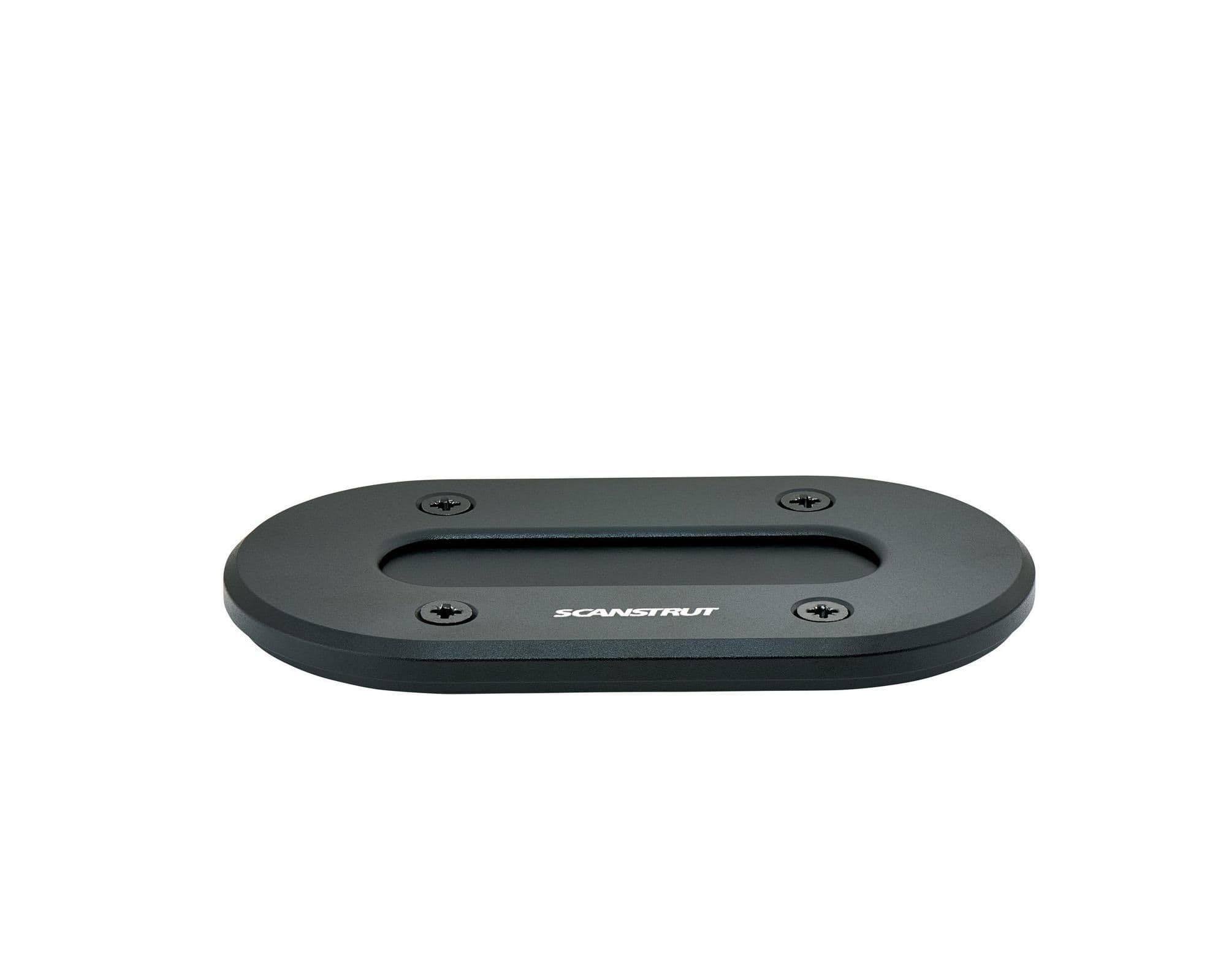Flat waterproof multi-wire cable gland Deck Seals — Black, Aluminum, Anodized