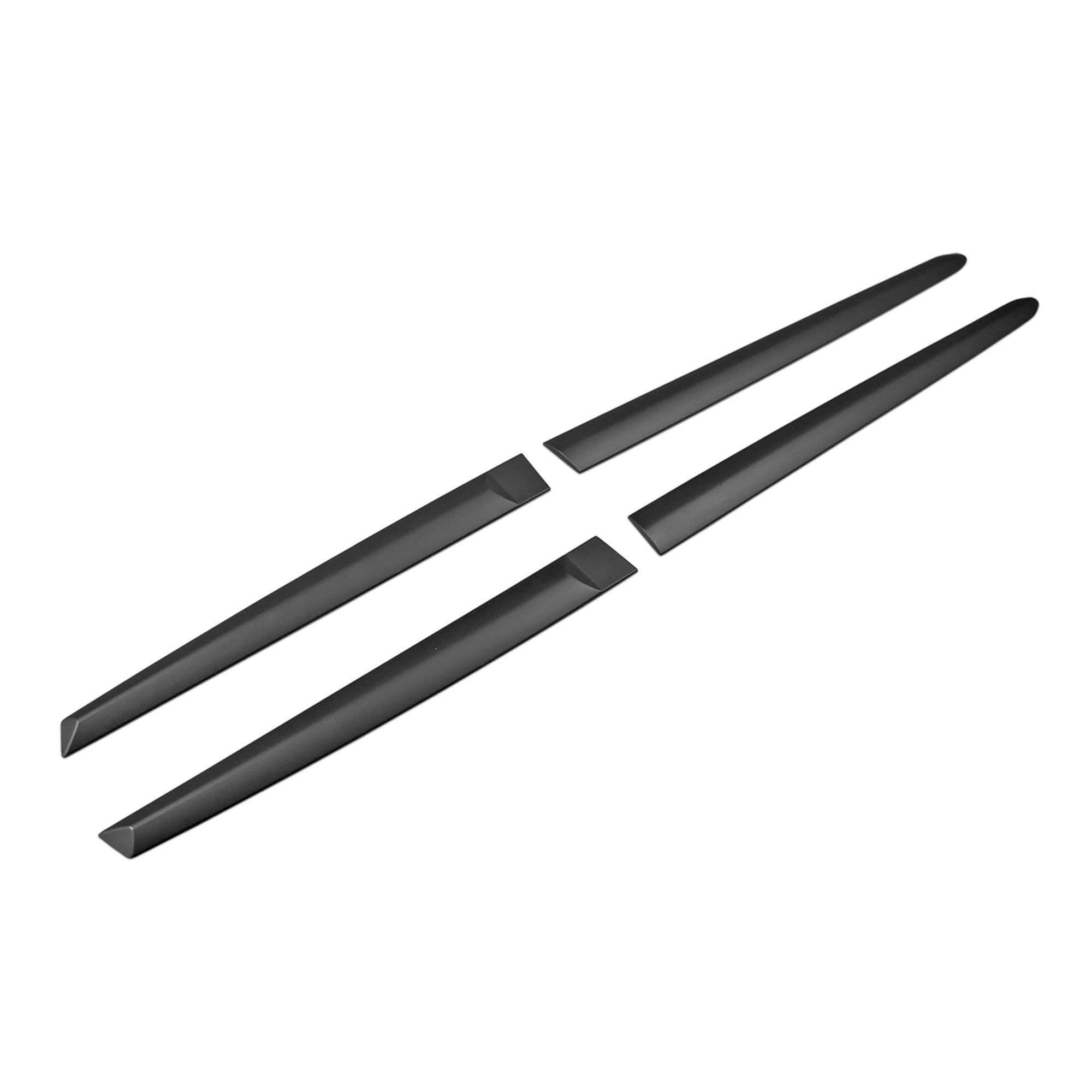 Side door trims — Black, Polyurethane composite PU, Matte