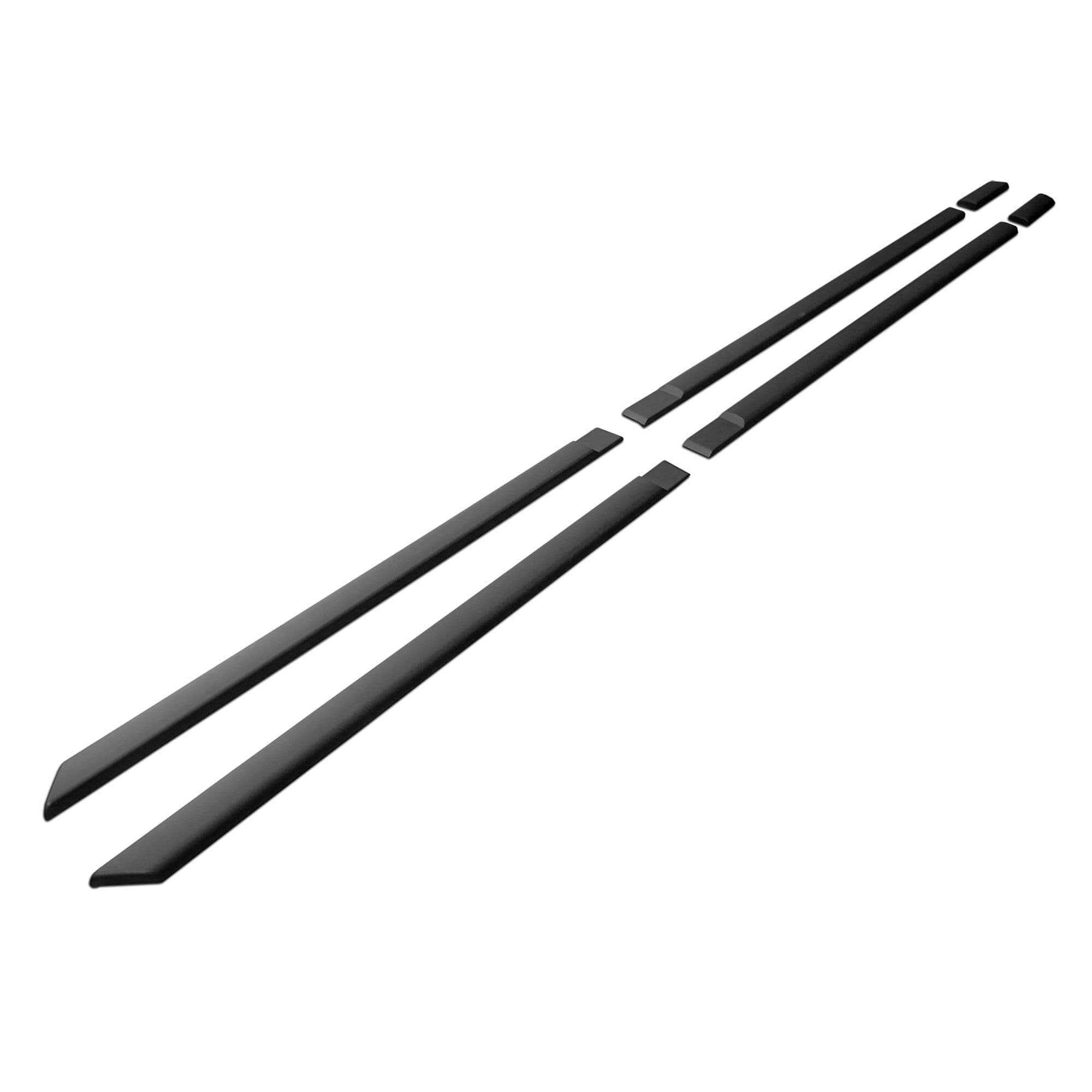 Side door trims — Black, Polyurethane composite PU, Matte
