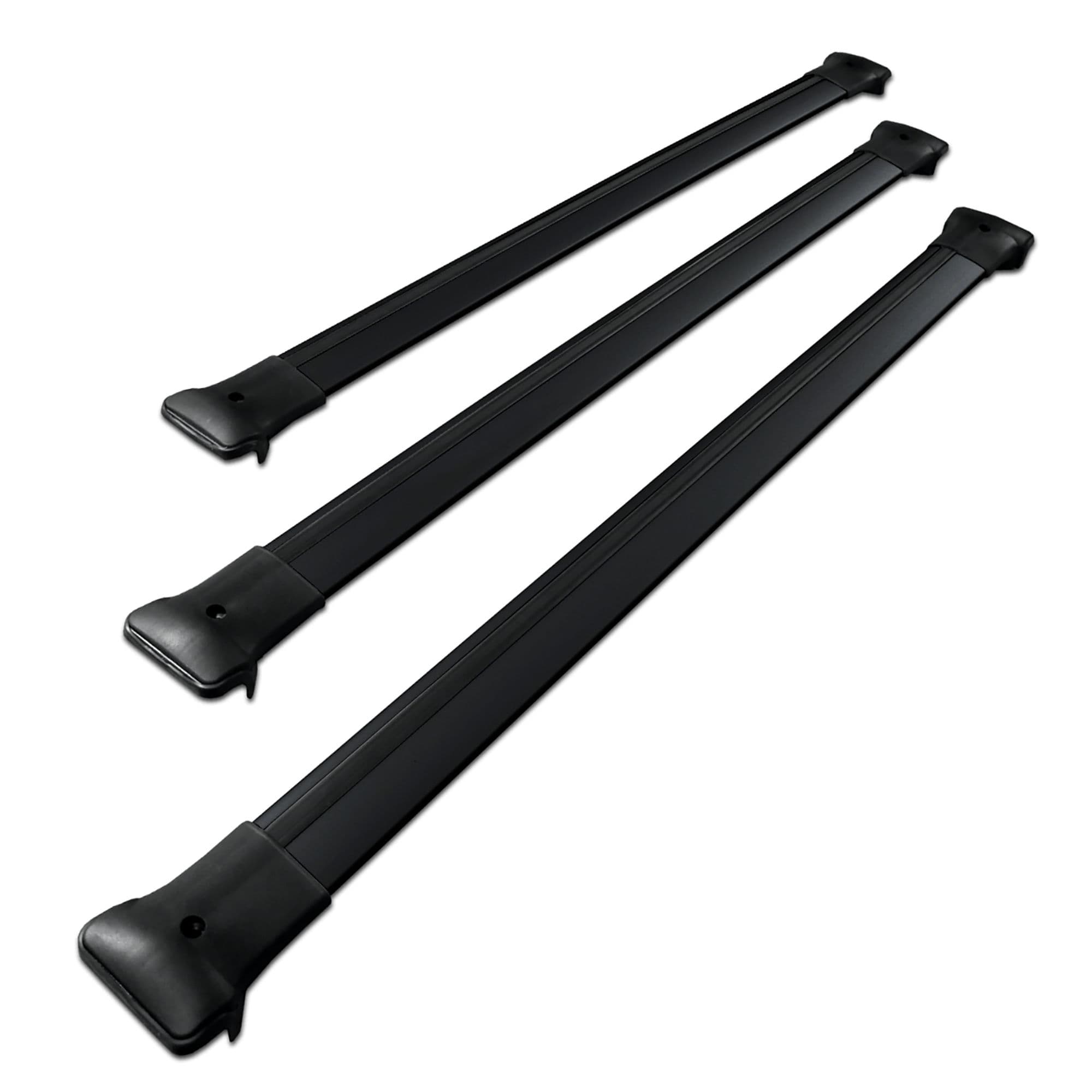 Dachgepäckträger Elegance V1 — Schwarz, Aluminium, Lackiert