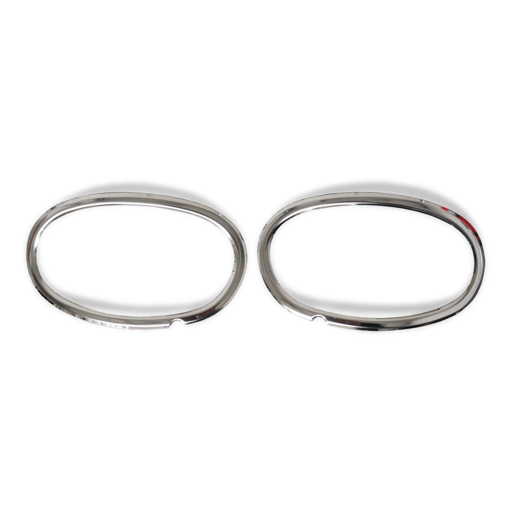 Fog light frames — Chrome, Stainless steel, Polished