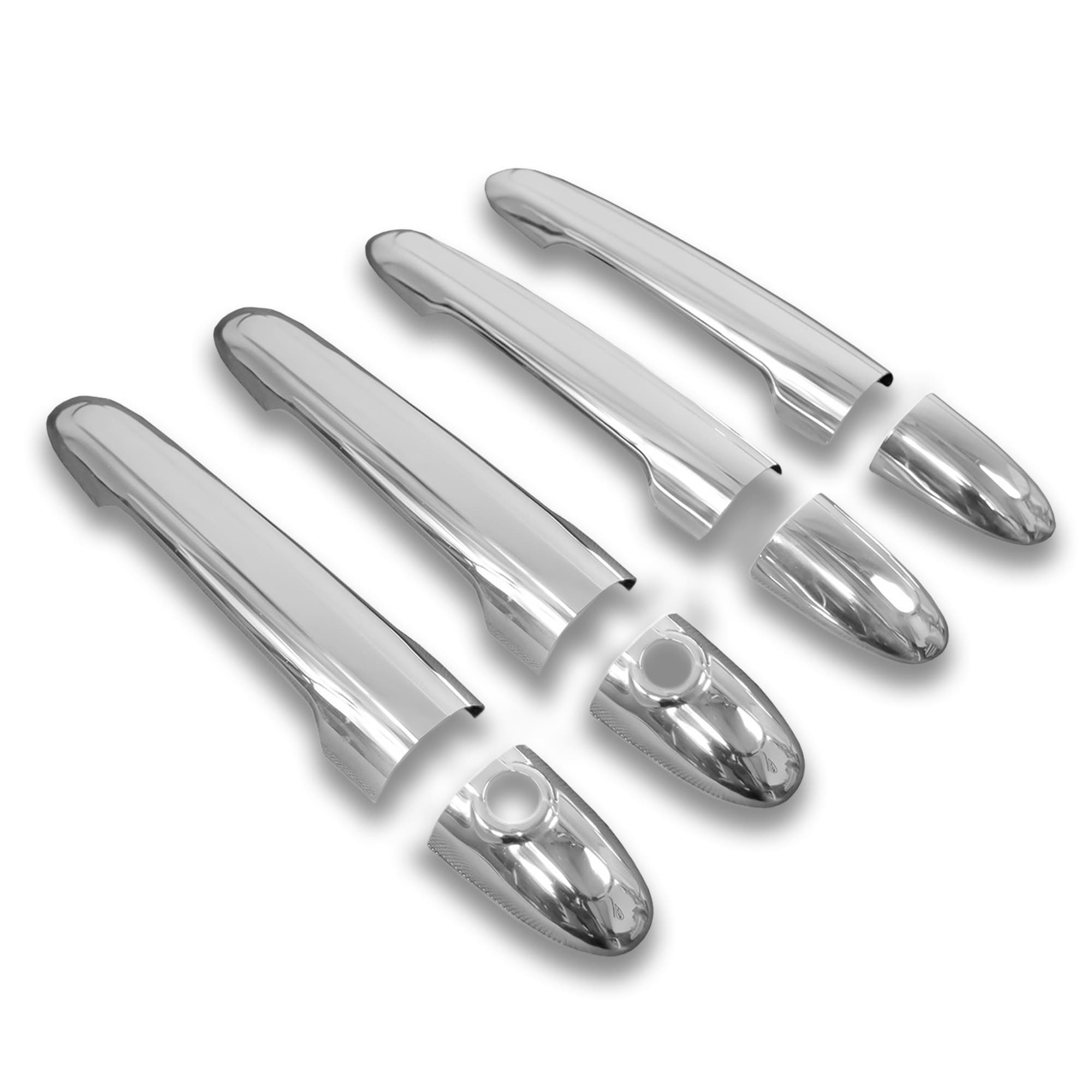 Handle covers — Chrome, Stainless steel, Polished