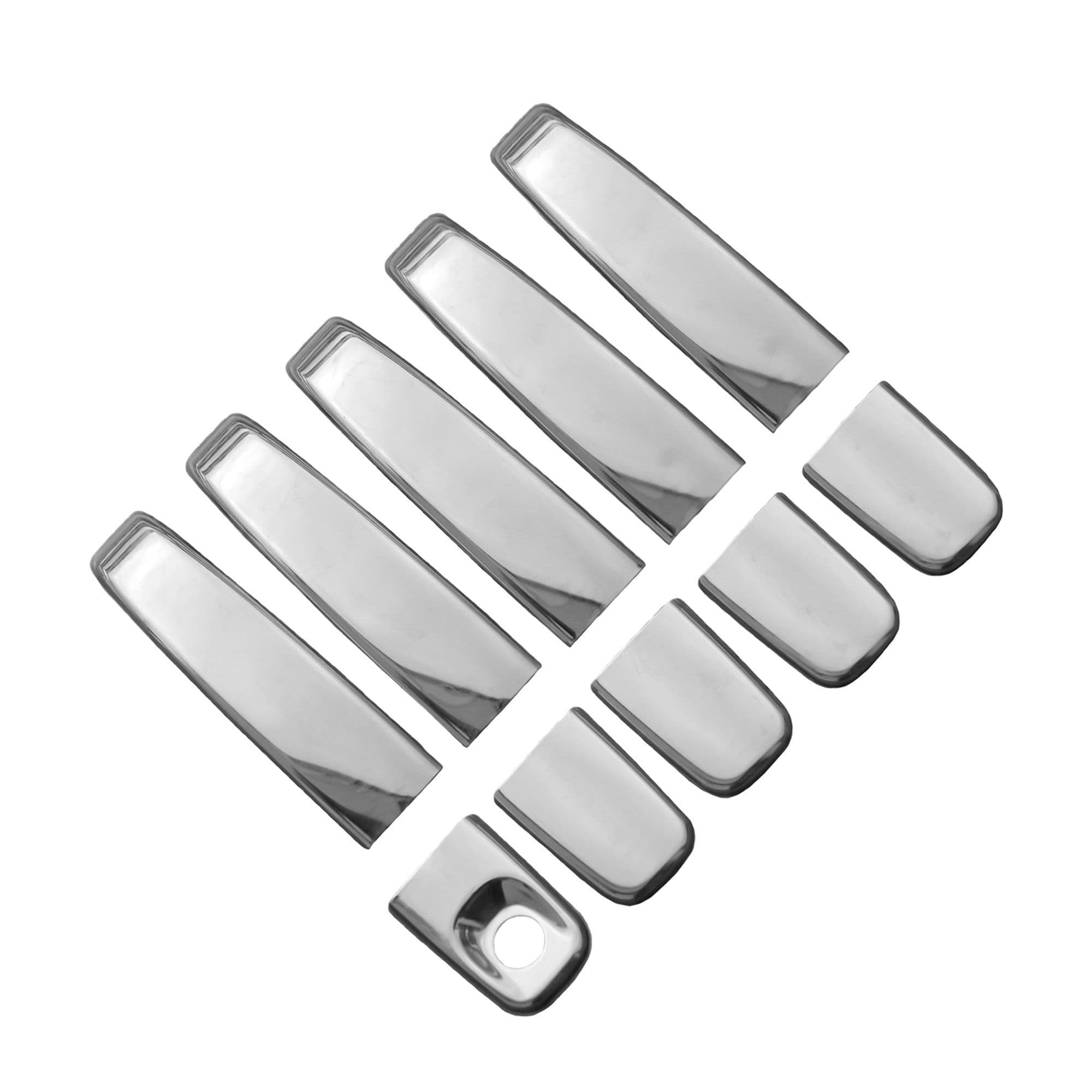 Handle covers — Chrome, Stainless steel, Polished