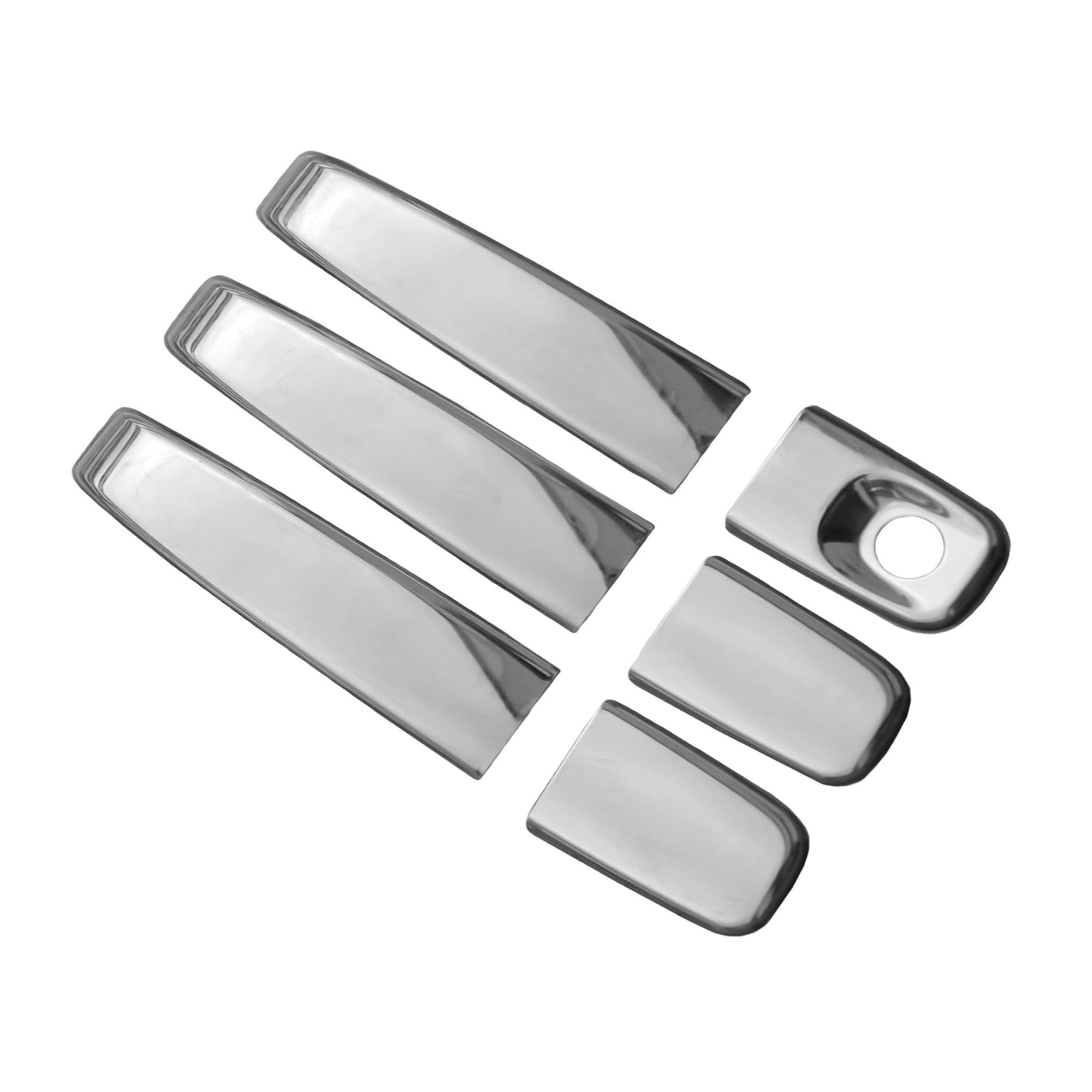 Handle covers — Chrome, Stainless steel, Polished
