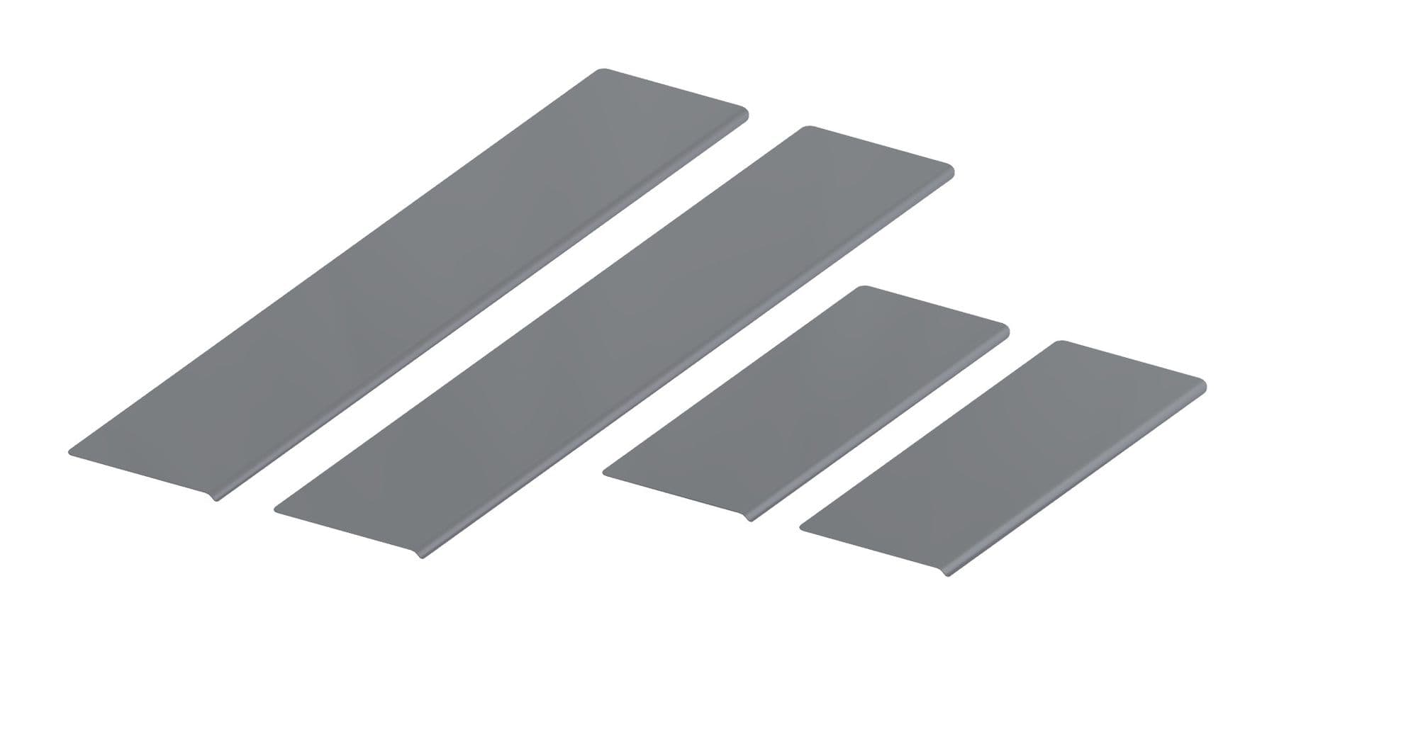 Seuils de porte One Line — Chrome, Acier inoxydable, Poli