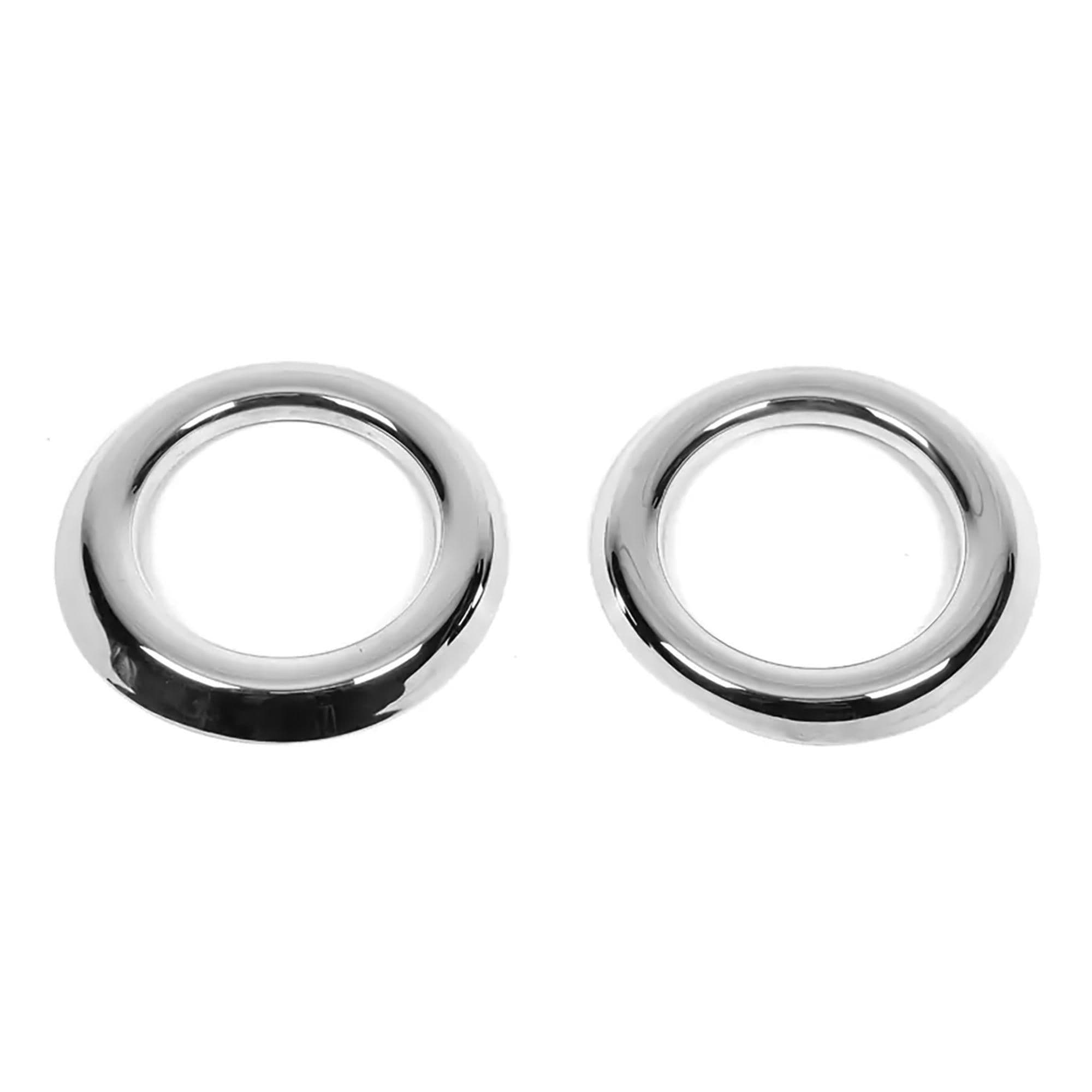 Fog light frames — Chrome, Stainless steel, Polished