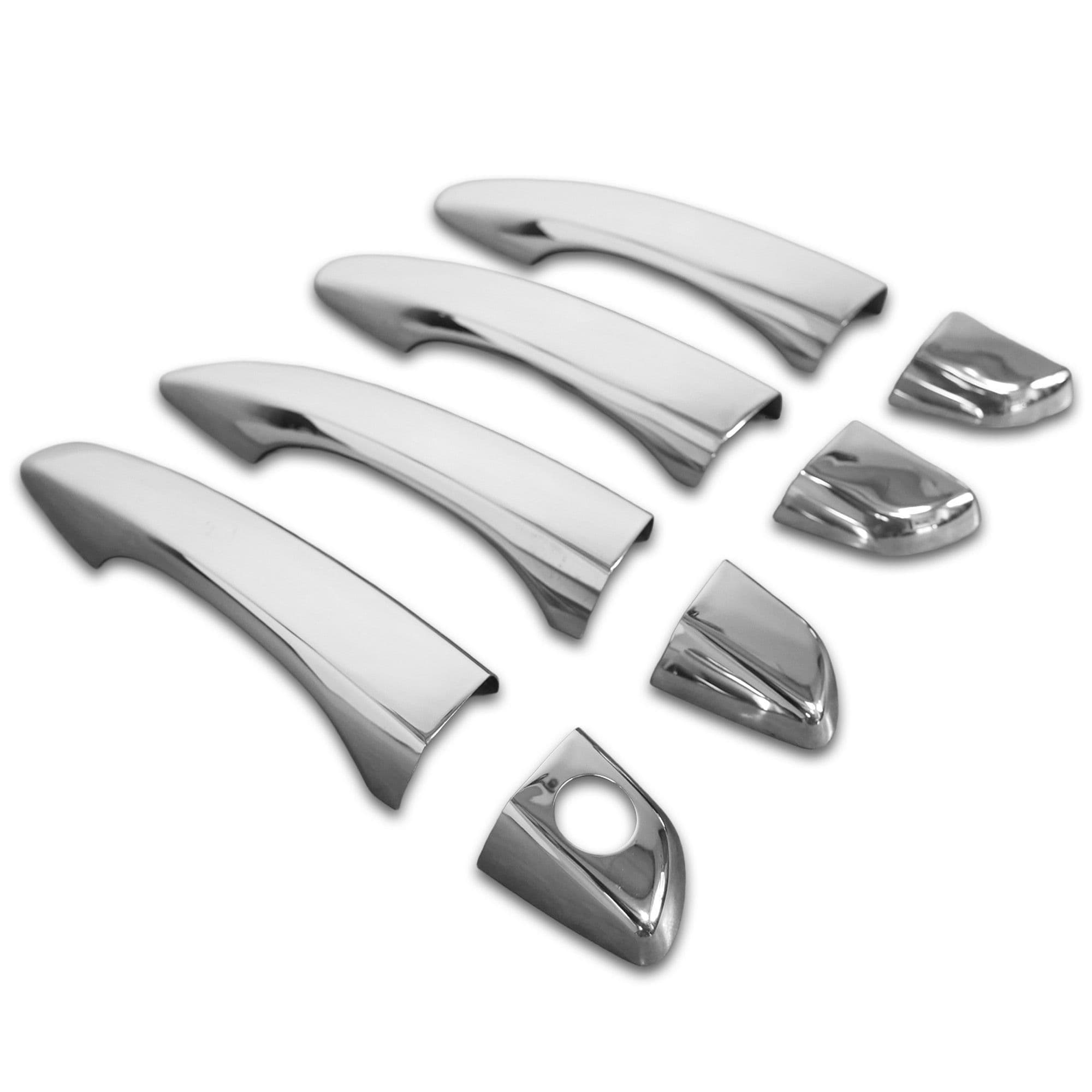Handle covers — Chrome, Stainless steel, Polished