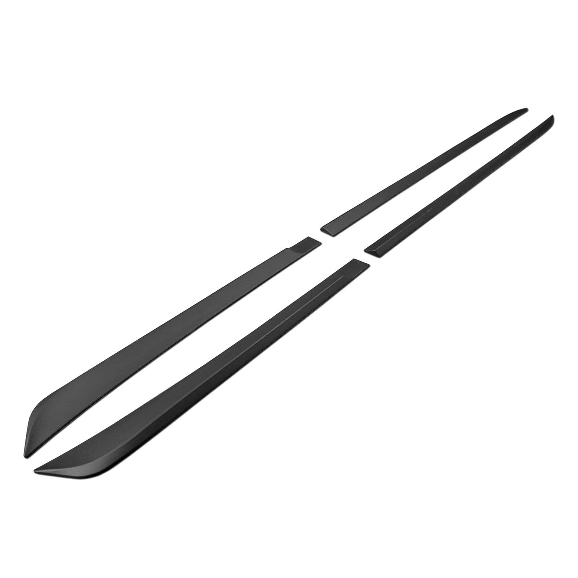 Side door trims — Black, Polyurethane composite PU, Matte