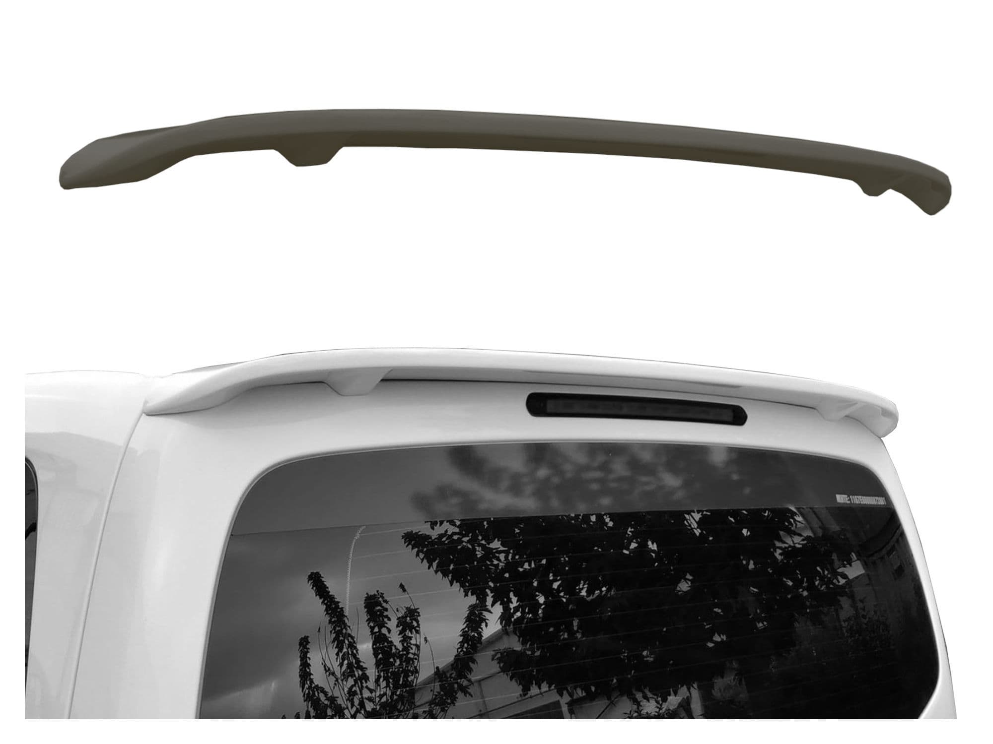 Roof spoiler — Polyurethane, For painting