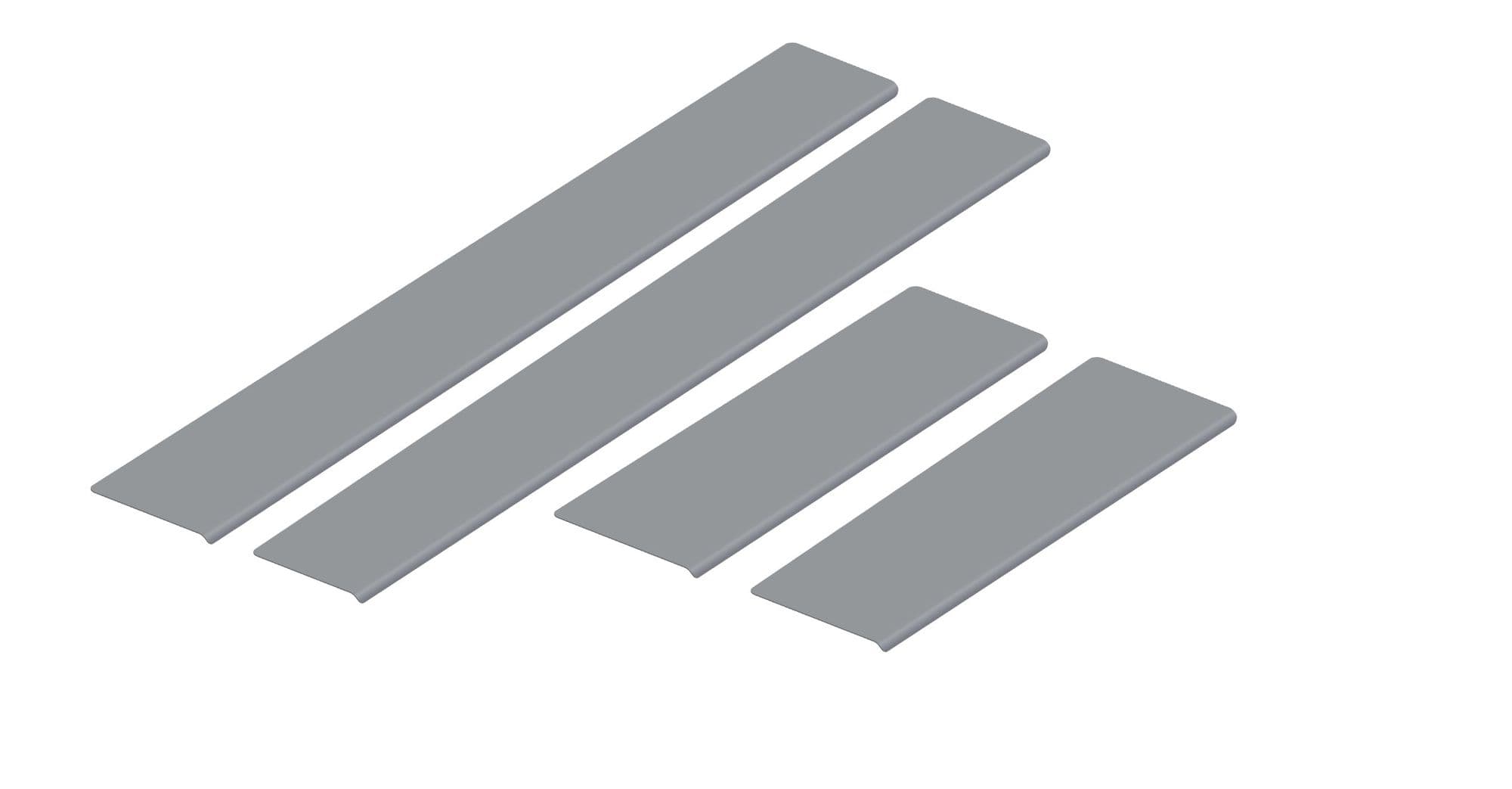 Sill trims One Line — Chrome, Stainless steel, Polished