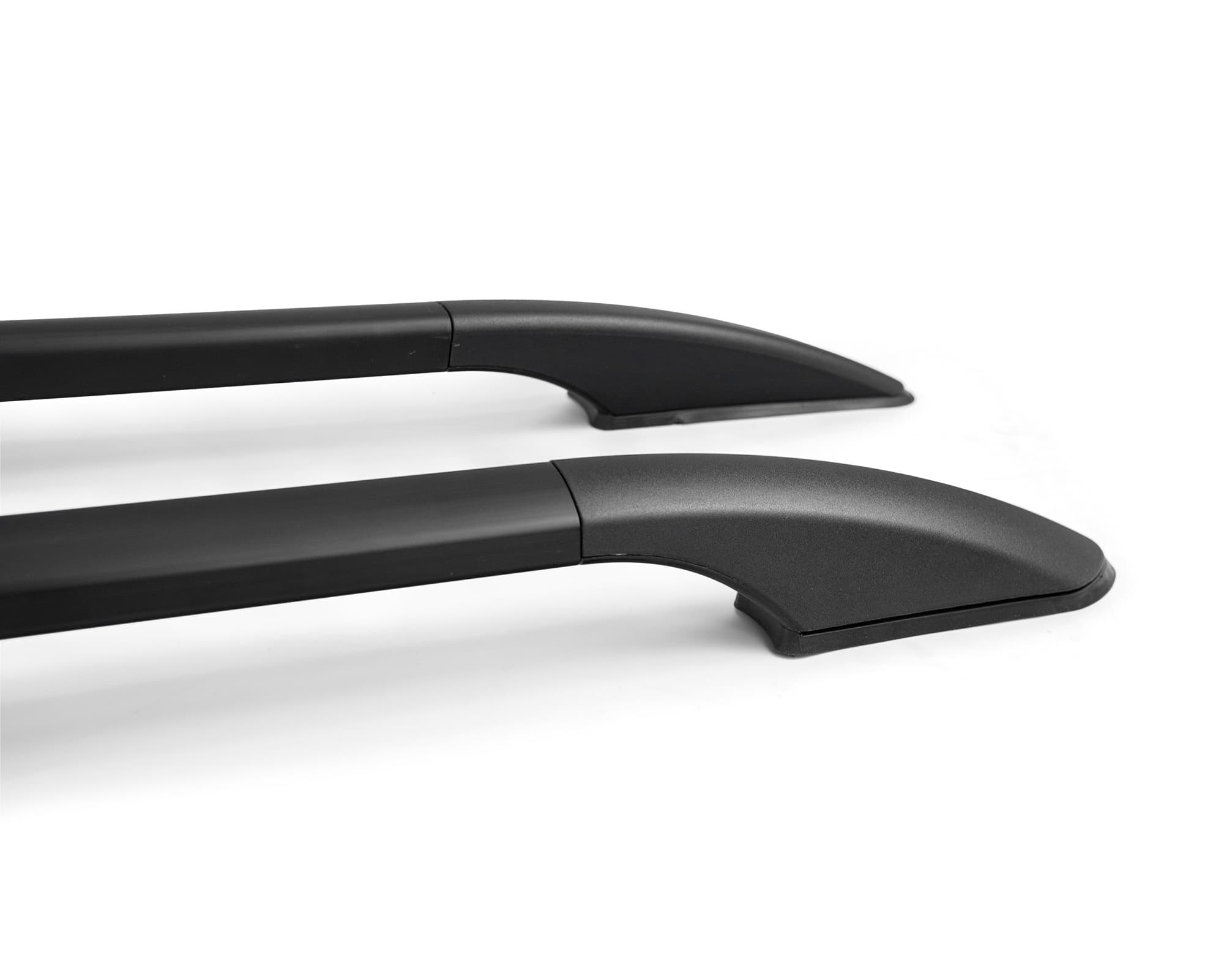 Split roof rails Solid — Black, Aluminum | Plastic, Painted