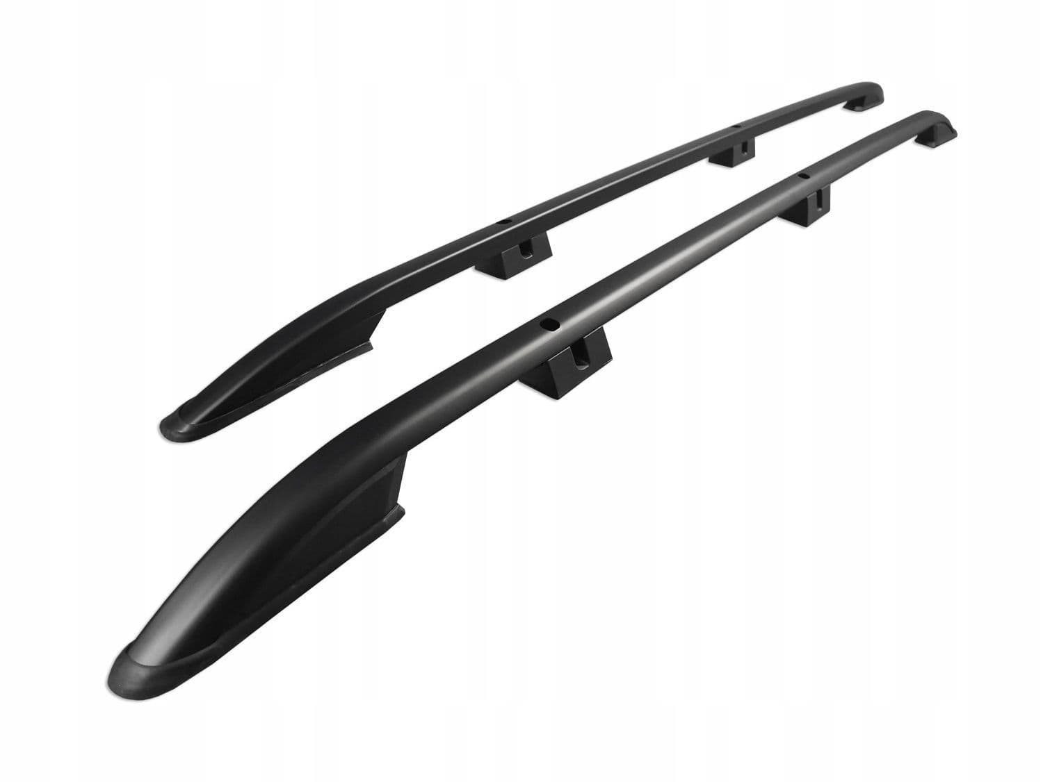 Roof rails Crown — Black, Aluminum | Plastic, Matte
