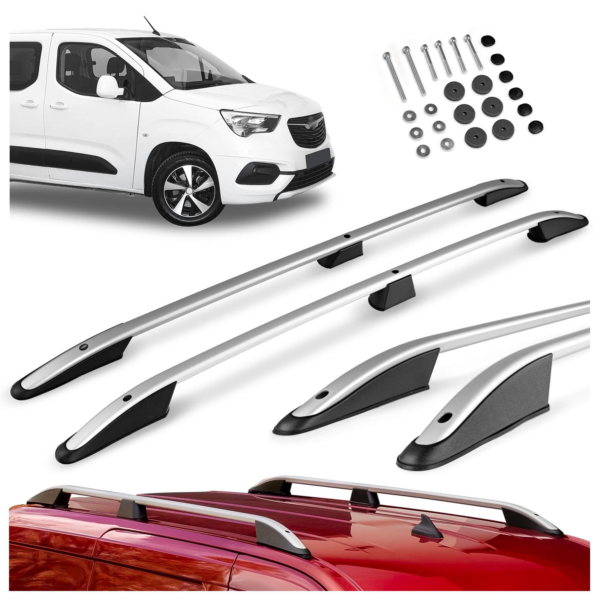 Barres de toit Elegance — Argenté, Aluminium | Plastique, Mat