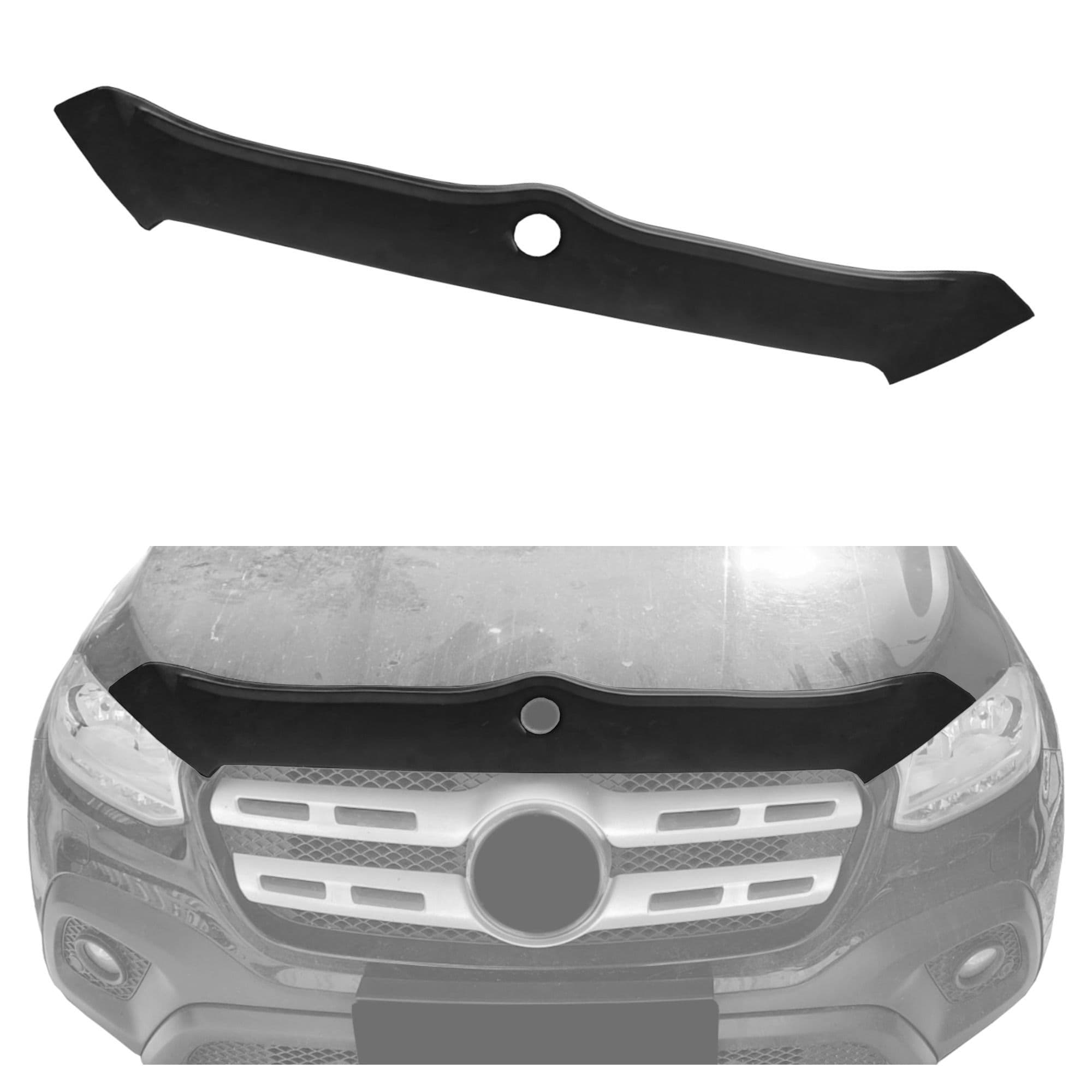 Bonnet guard — Black, ABS plastic, Shiny