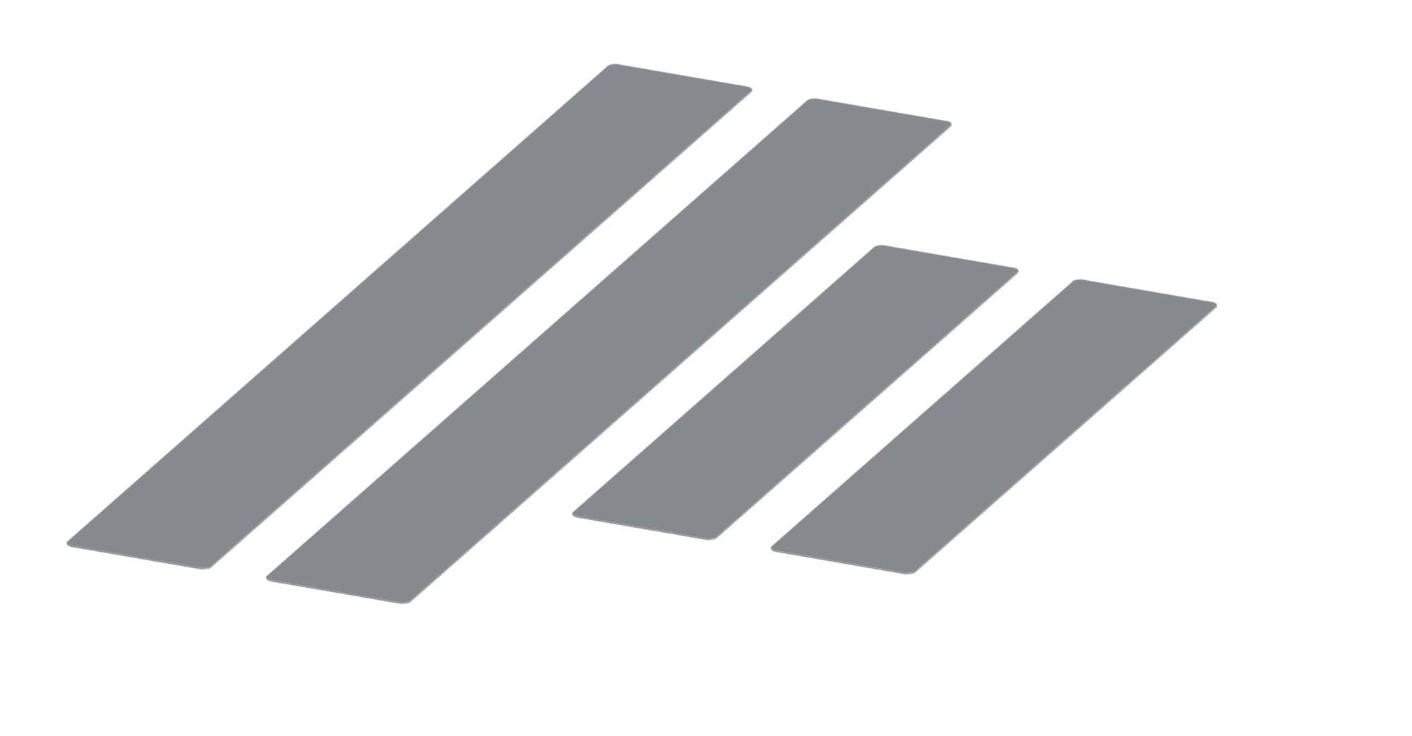 Seuils de porte One Line — Chrome, Acier inoxydable, Poli