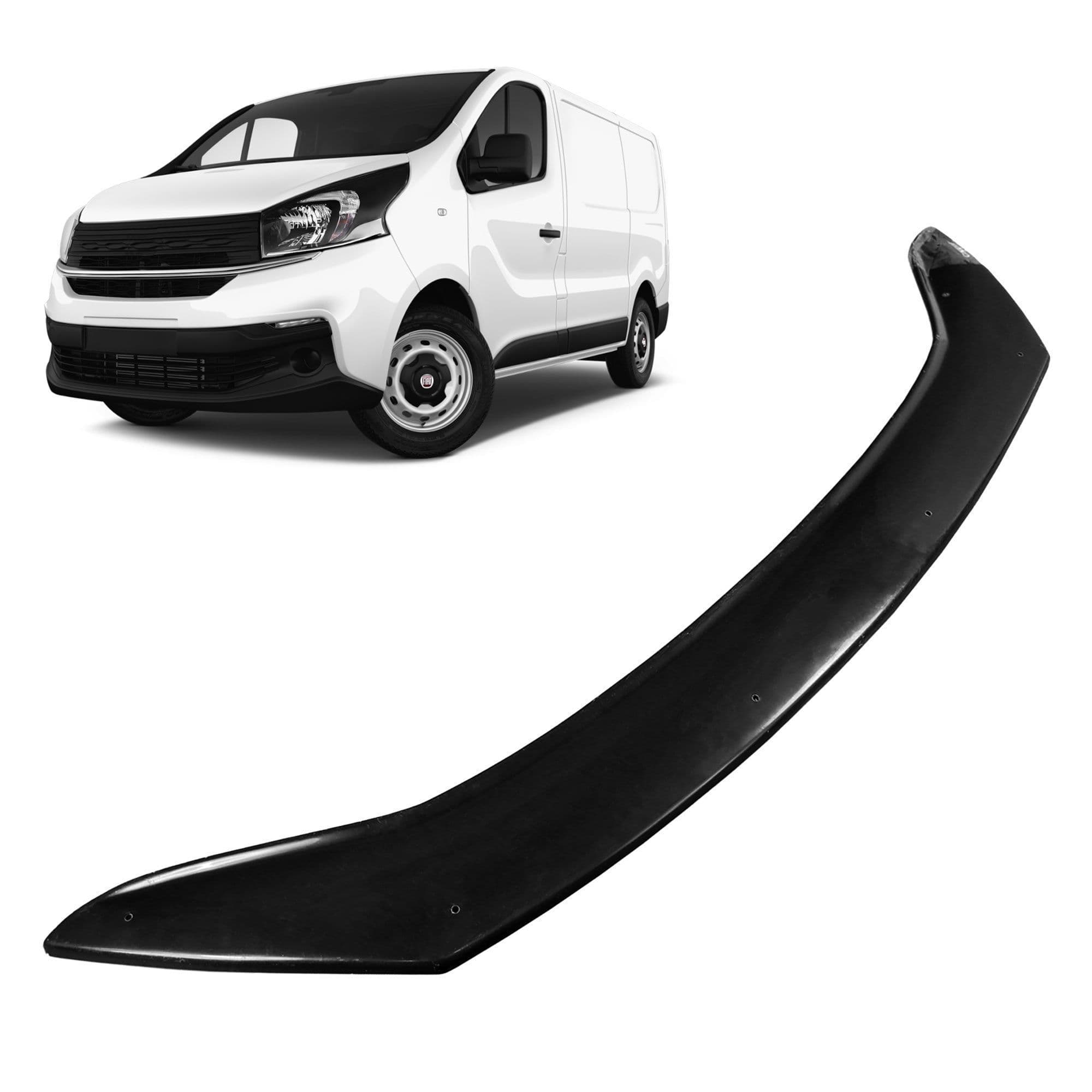 Bonnet guard — Black, ABS plastic, Shiny