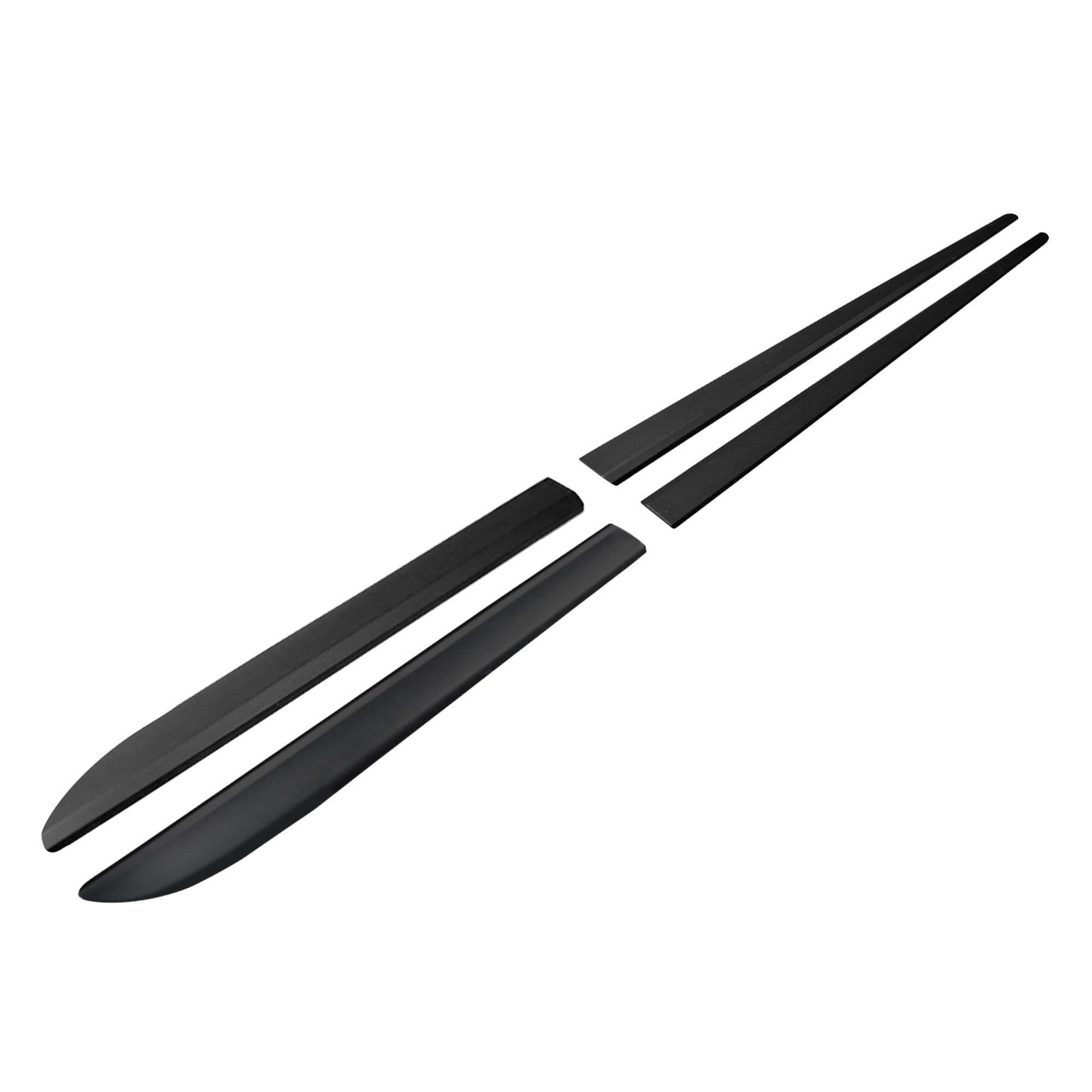 Side door trims — Black, Polyurethane composite PU, Matte