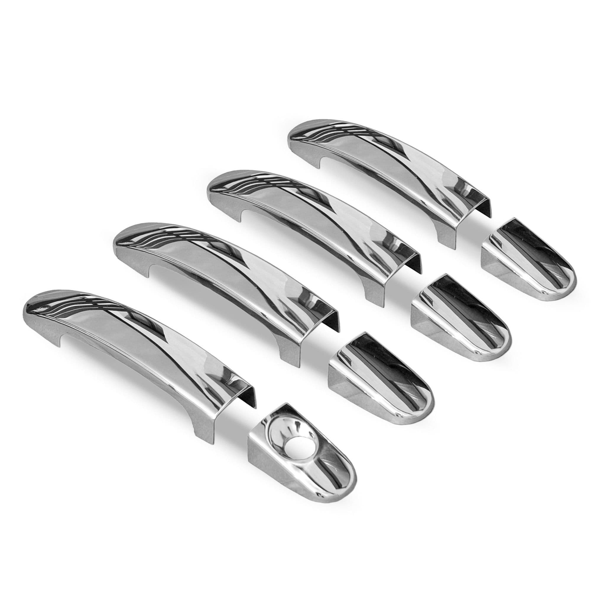 Handle covers — Chrome, Stainless steel, Polished