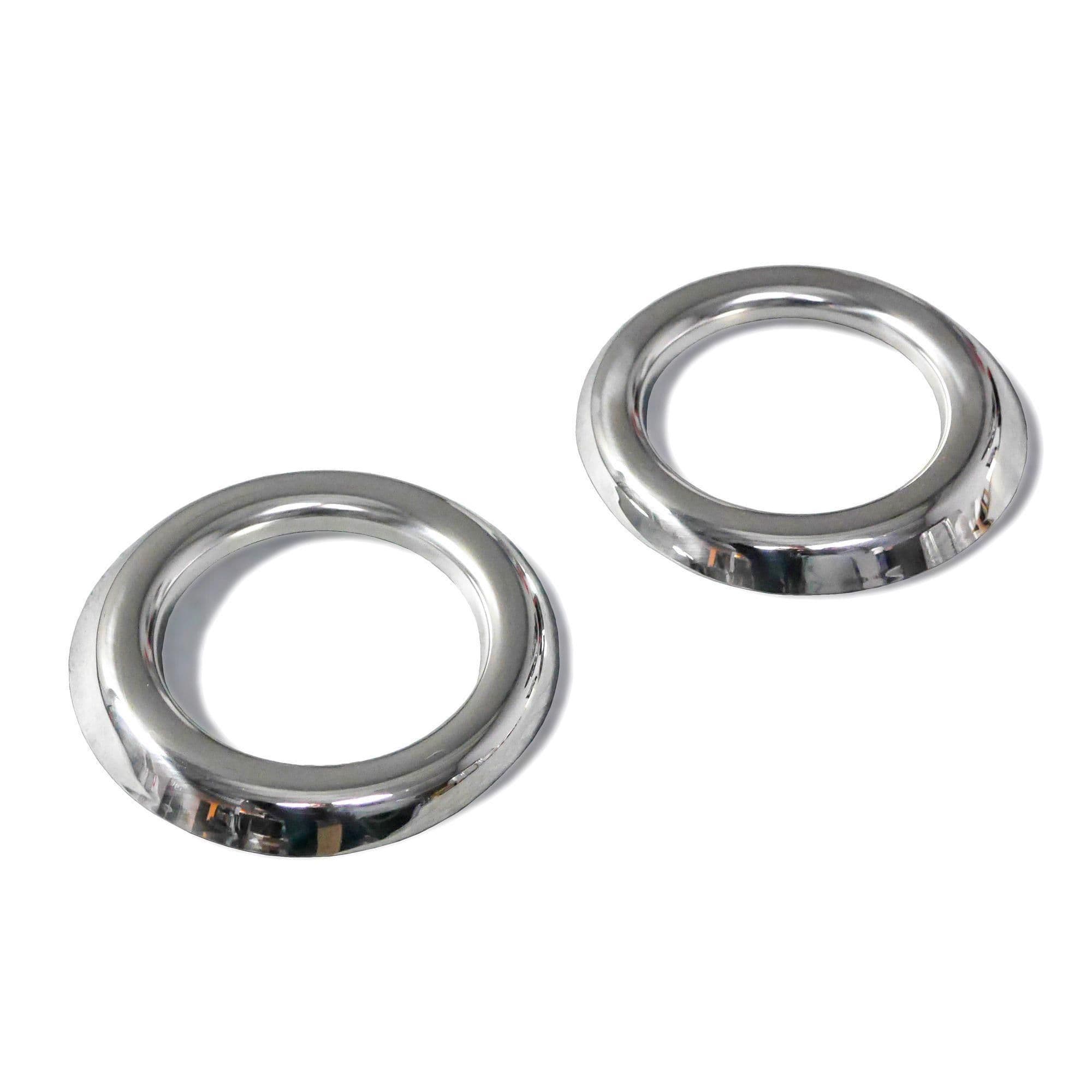 Fog light frames — Chrome, Stainless steel, Polished