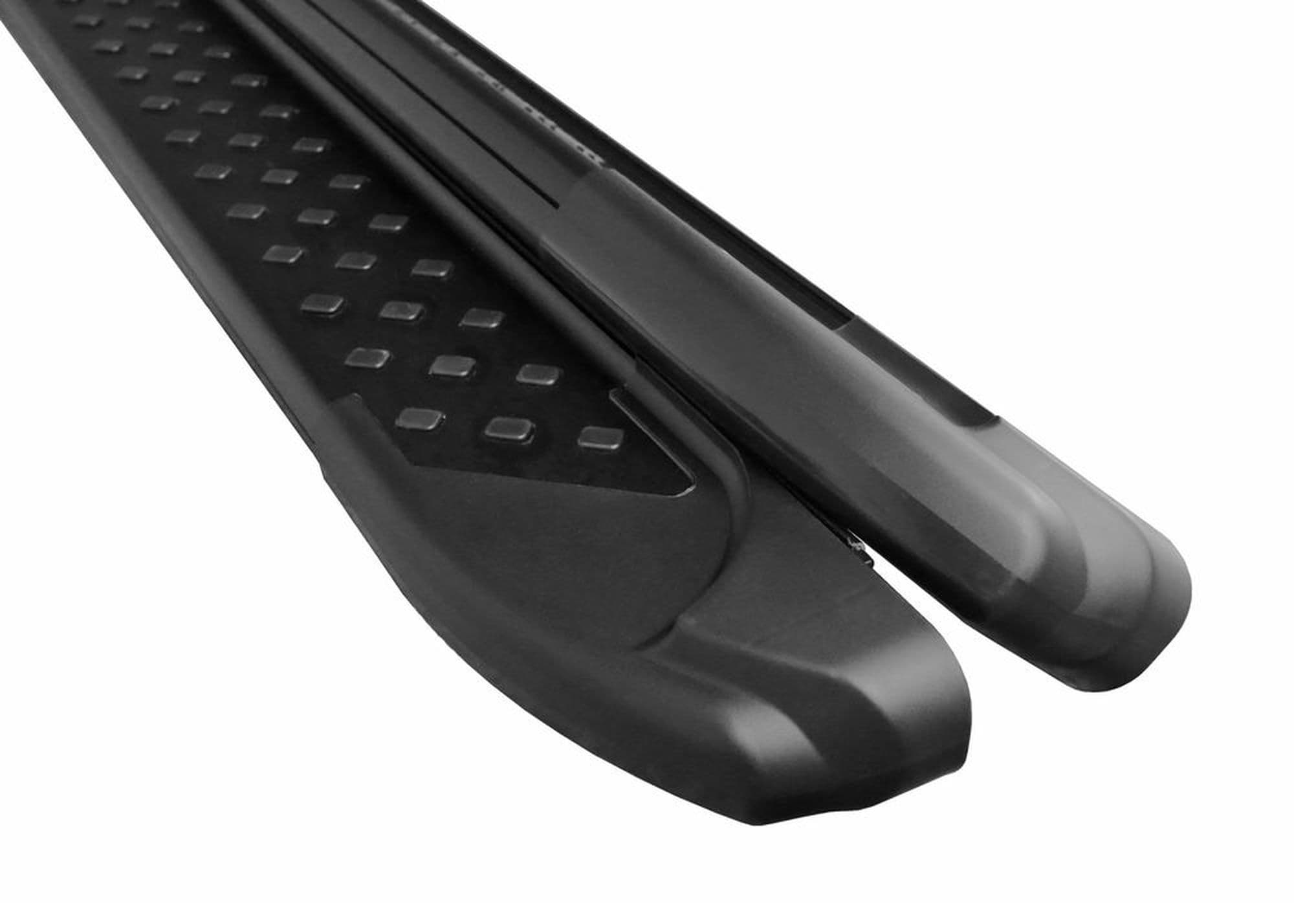 Side steps AB005 — Black, Aluminum | Plastic, Non-slip