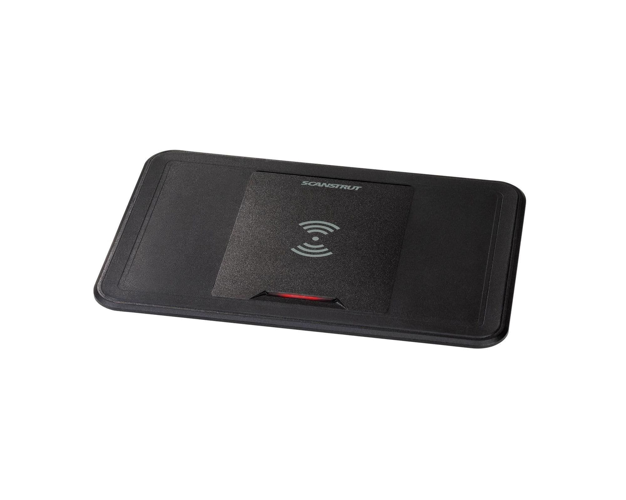 Surface-mounted waterproof wireless charger, 3-coil ROKK Wireless Surface — Black, Plastic, Matte
