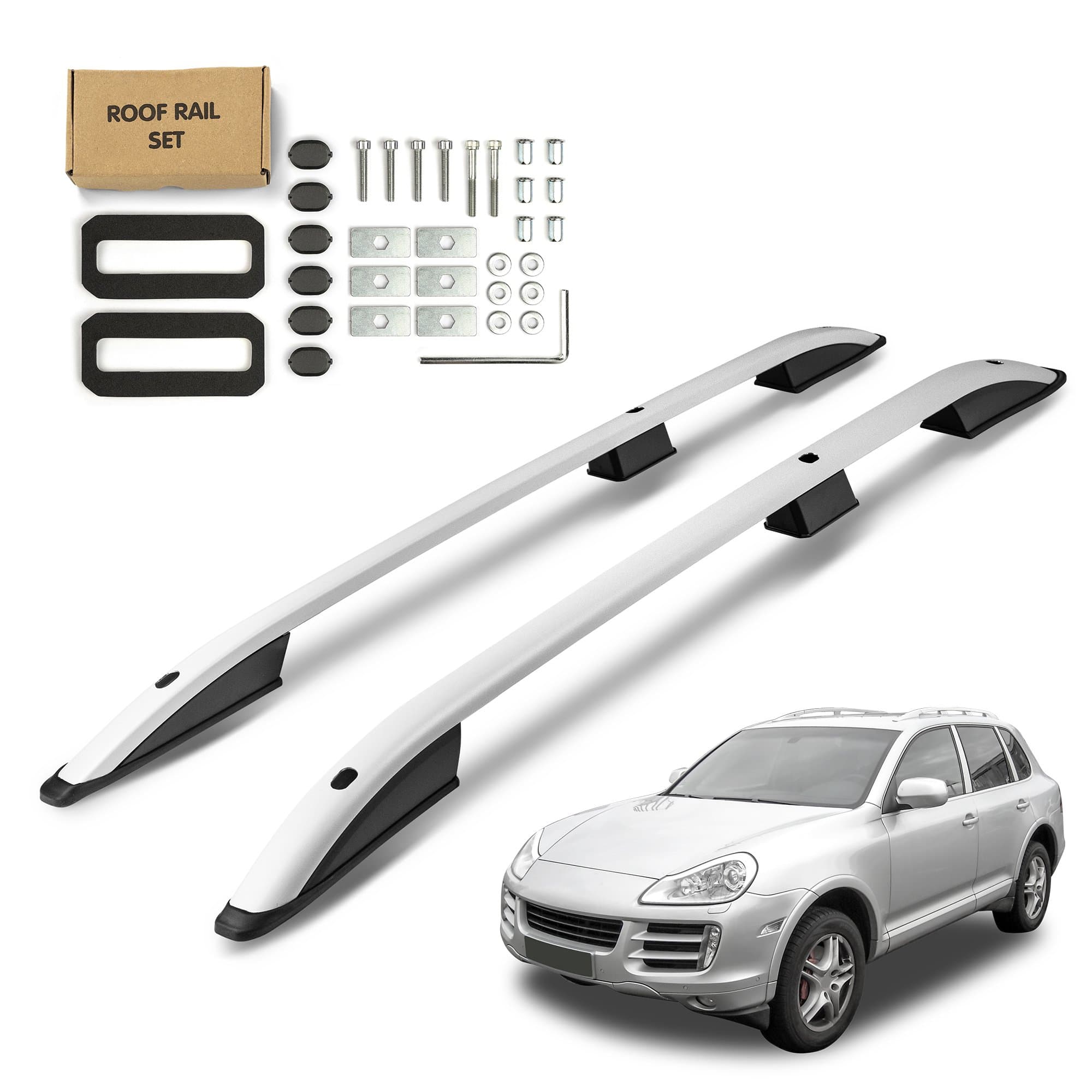 Roof rails SKYPORT — Silver, Aluminum | Plastic, Matte