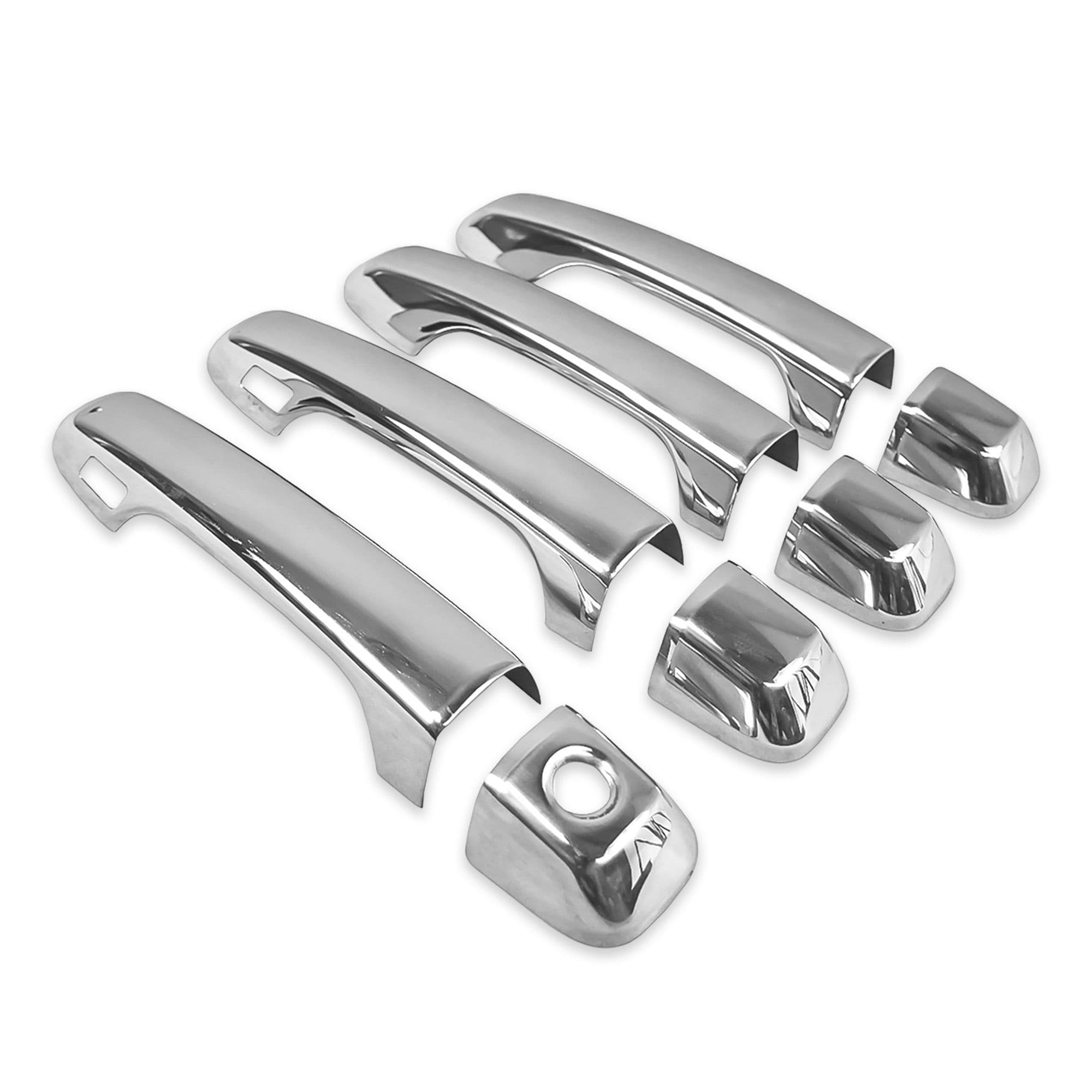 Handle covers — Chrome, Stainless steel, Polished