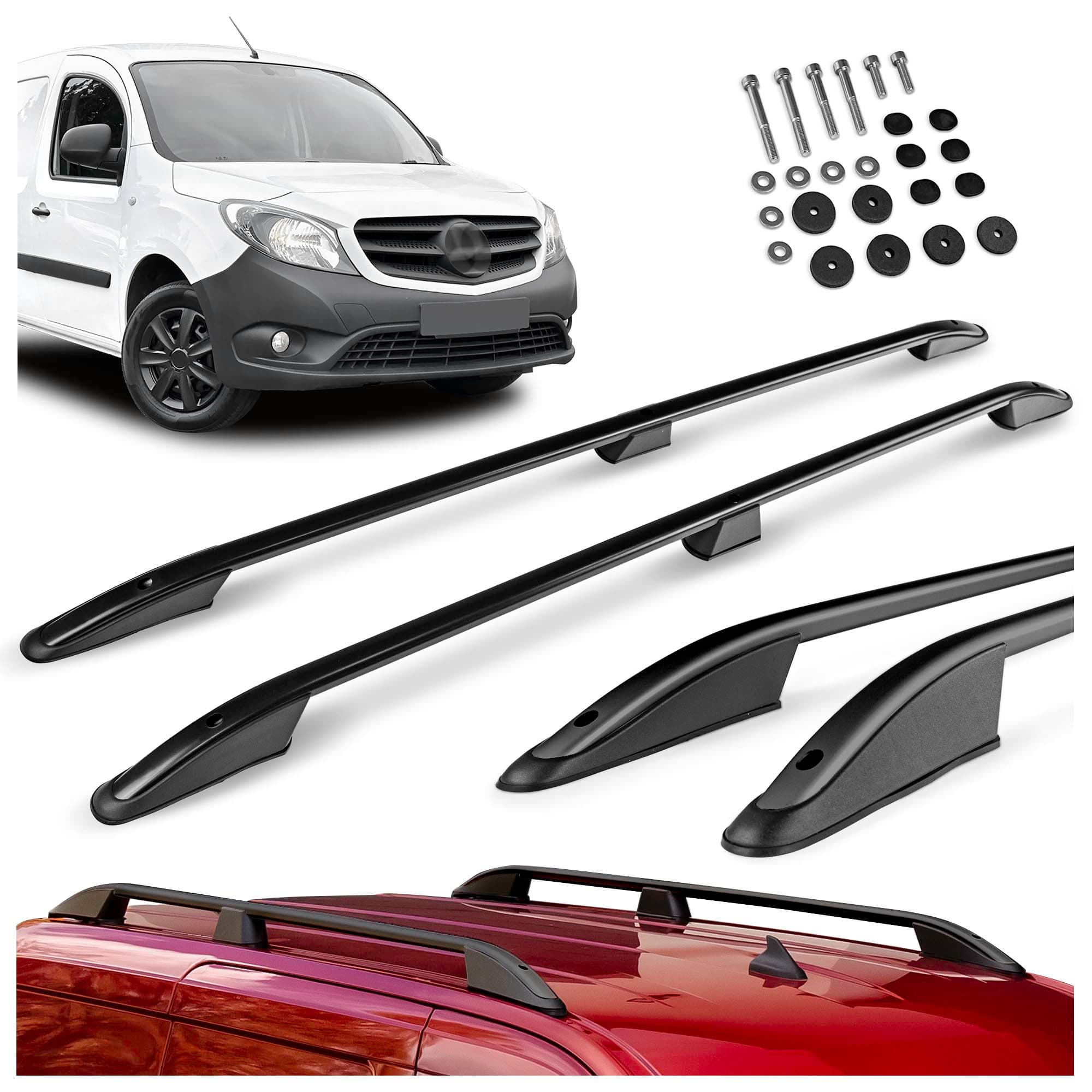 Roof rails Elegance — Black, Aluminum | Plastic, Painted
