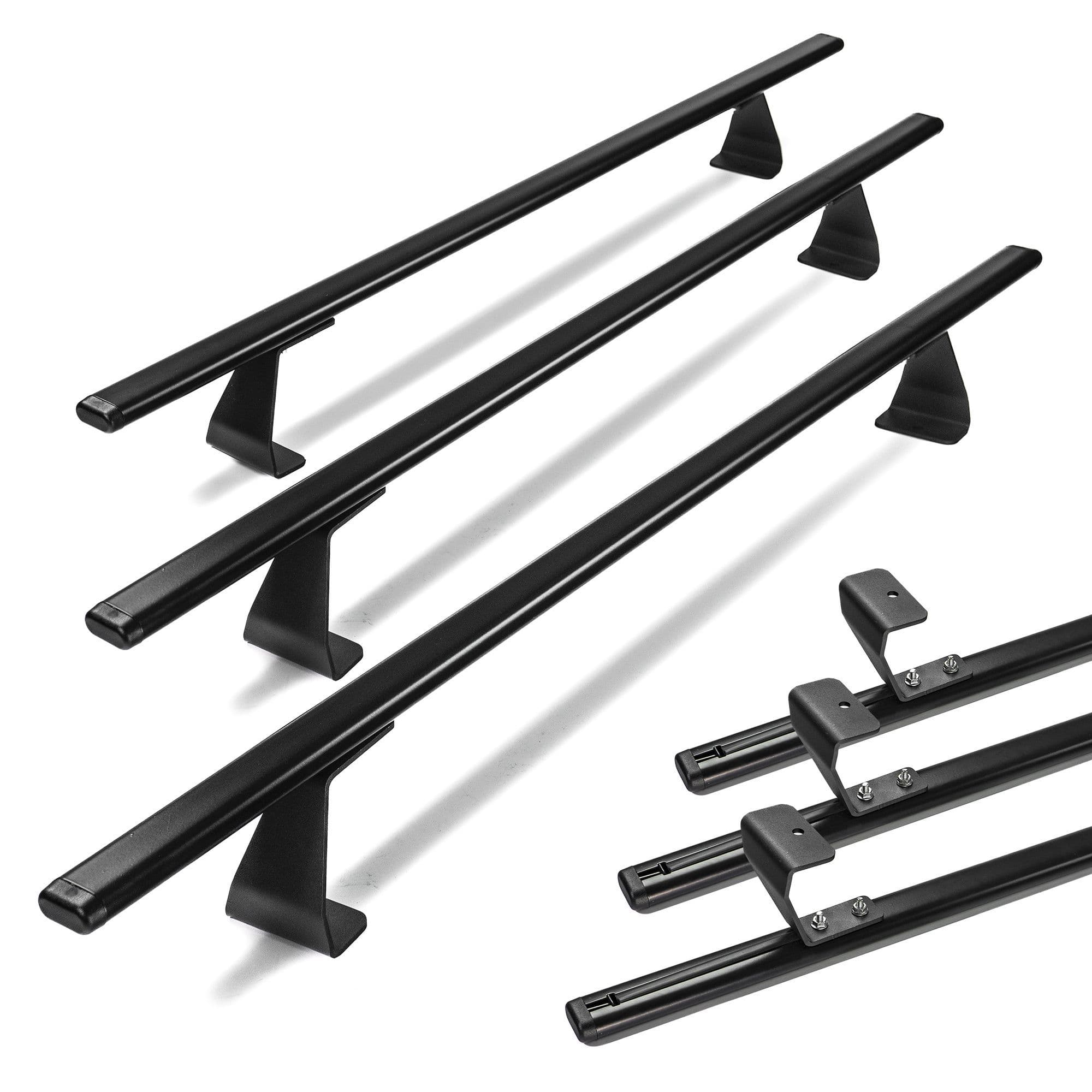 Bagażnik dachowy Heavy Duty — Czarny, Stal, Malowane