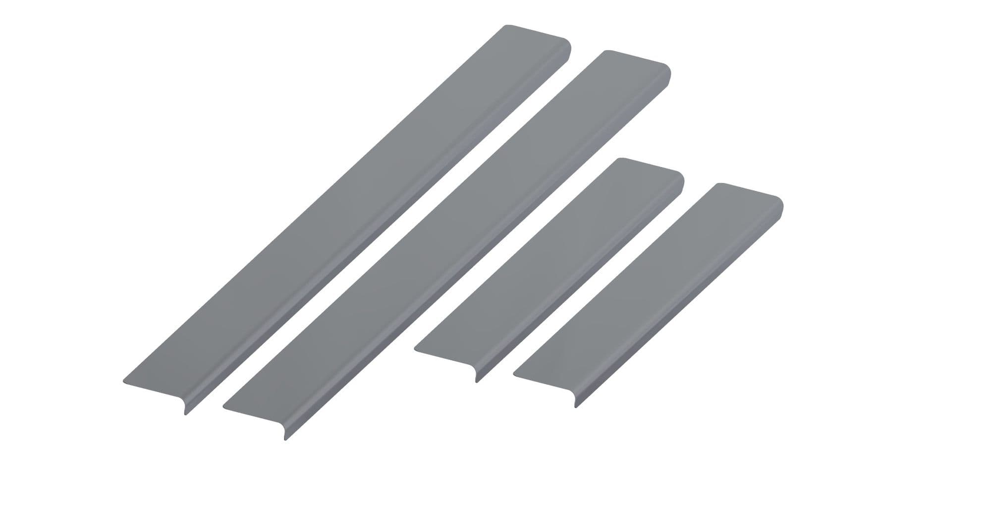 Sill trims One Line — Chrome, Stainless steel, Polished