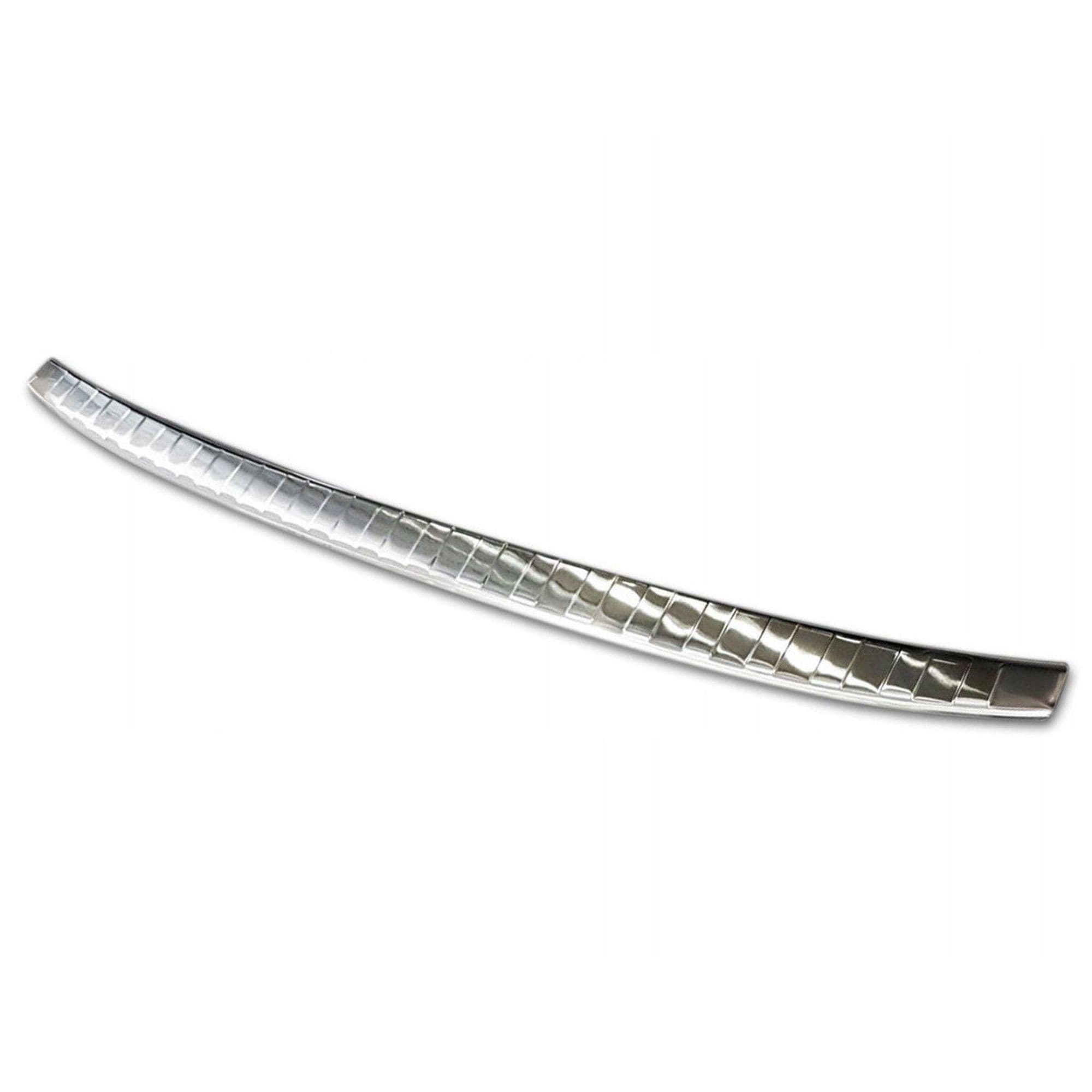 Rear bumper trim — Silver, Stainless steel, Brushed