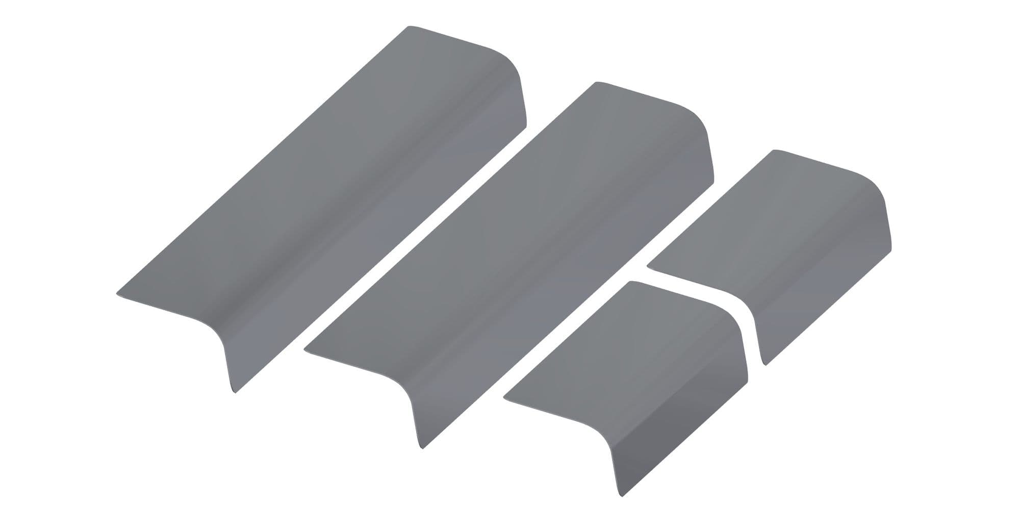 Sill trims One Line — Chrome, Stainless steel, Polished