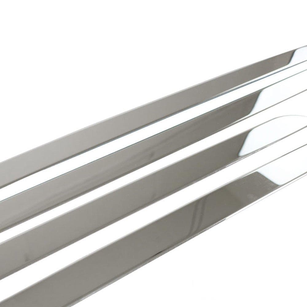 Moulures de portes latérales — Chrome, Acier inoxydable, Poli