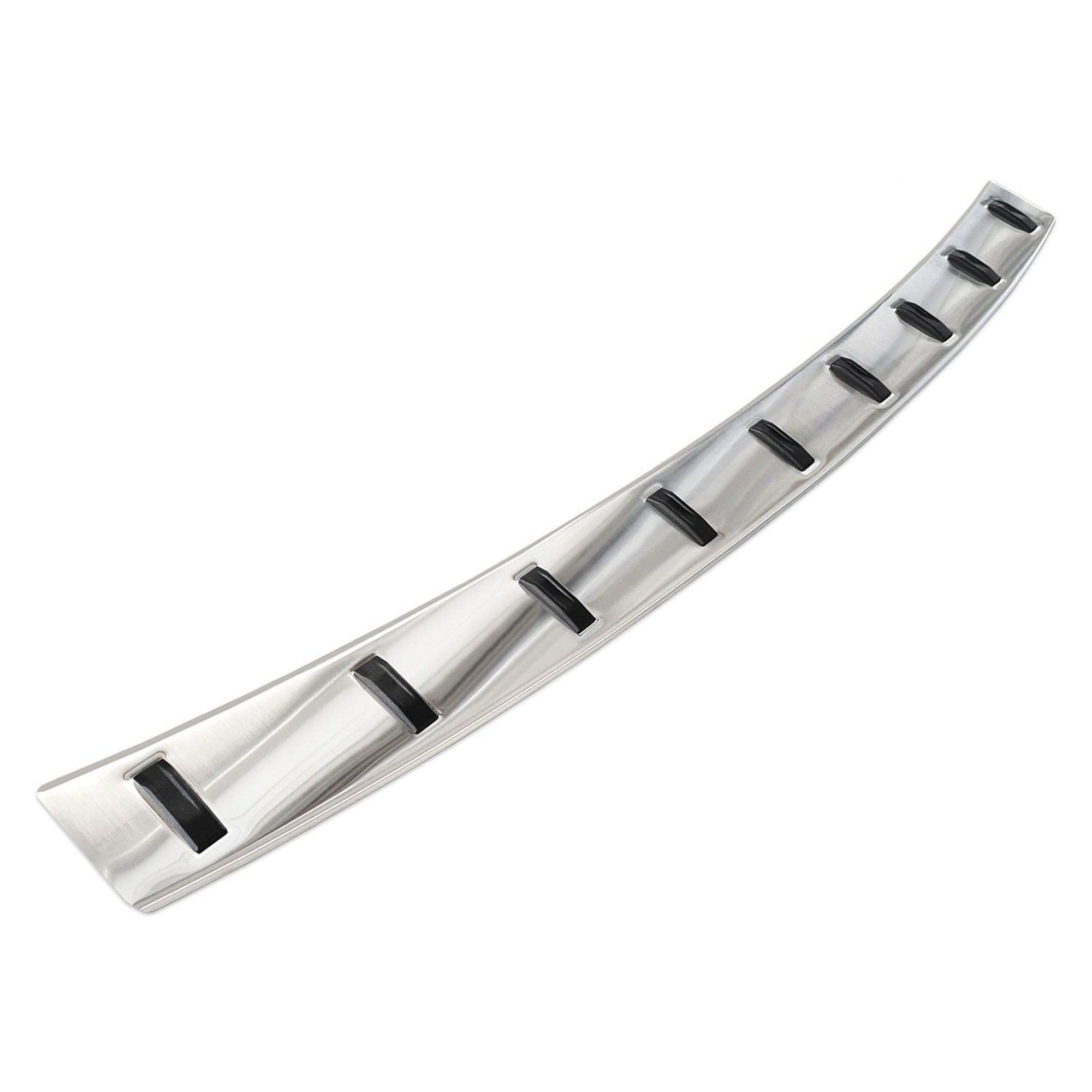 Rear bumper trim — Silver, Stainless steel, Brushed