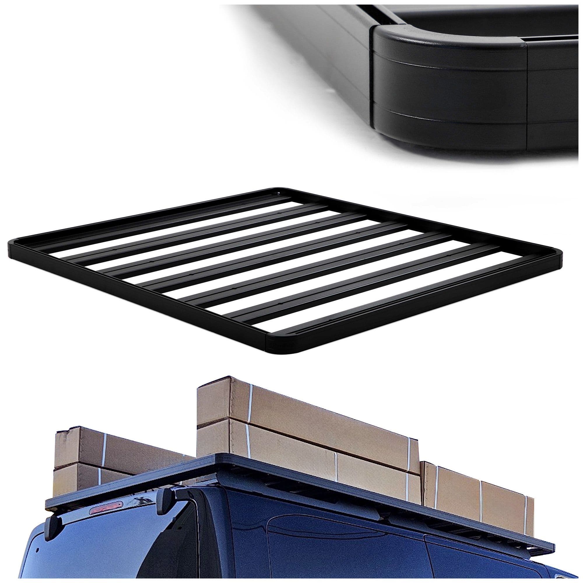 Roof platform T40 — Black, Aluminium | Steel, Powder-coated