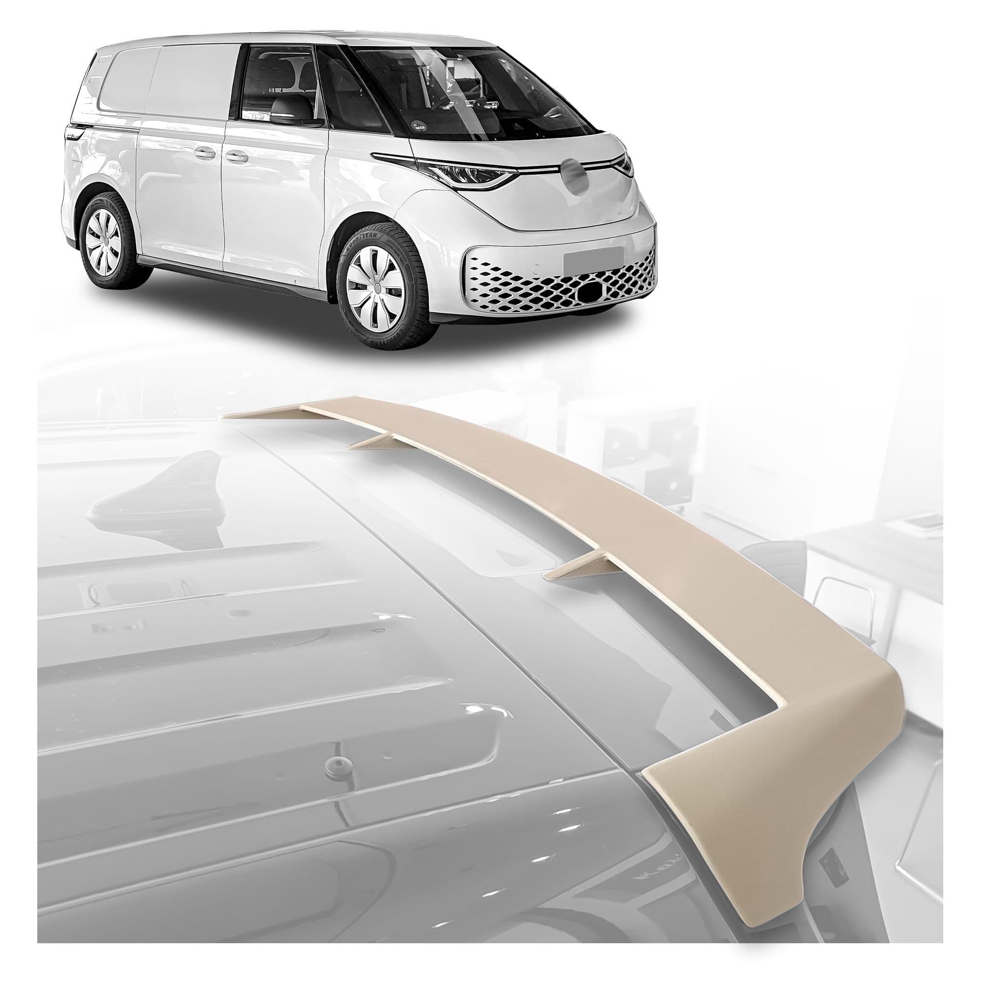 Roof spoiler — Polyurethane, For painting