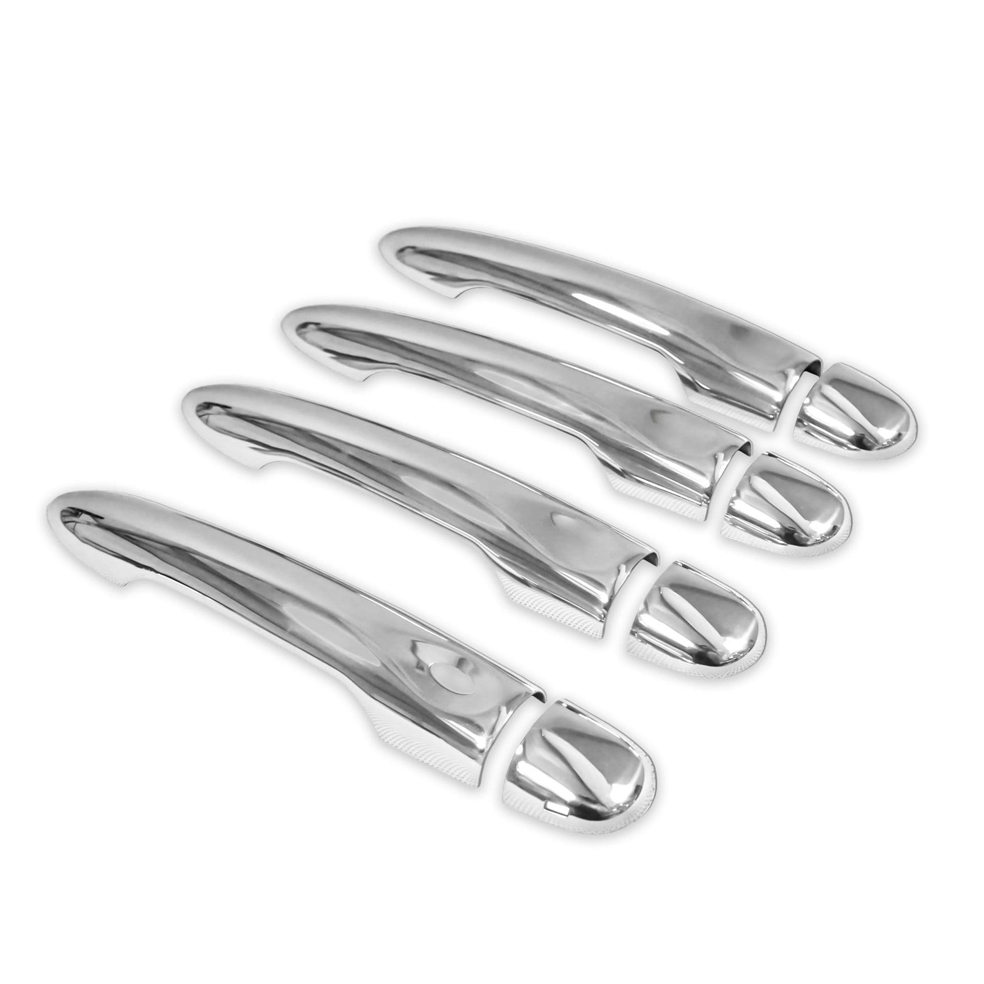 Handle covers — Chrome, Stainless steel, Polished