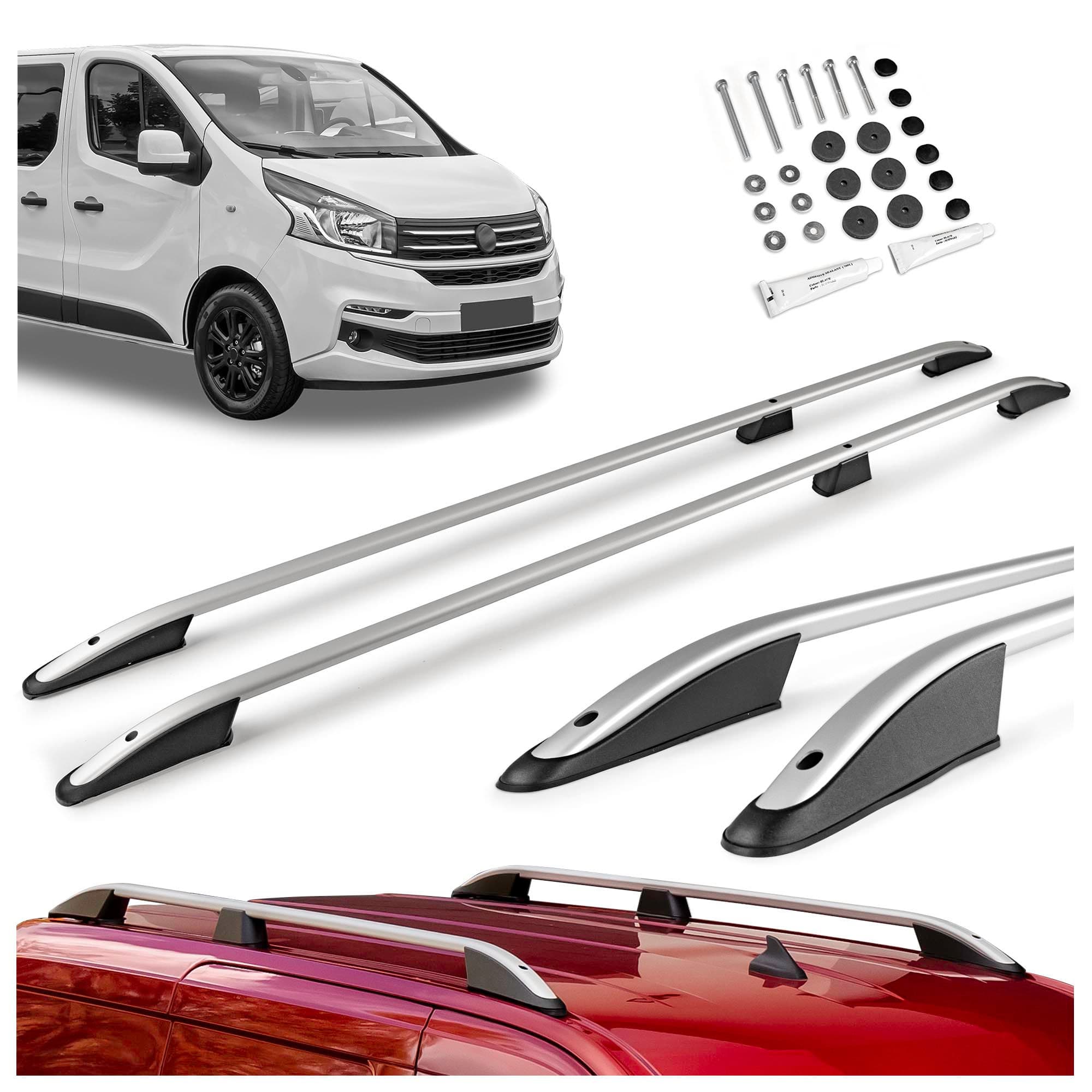 Roof rails Elegance — Silver, Aluminum | Plastic, Matte