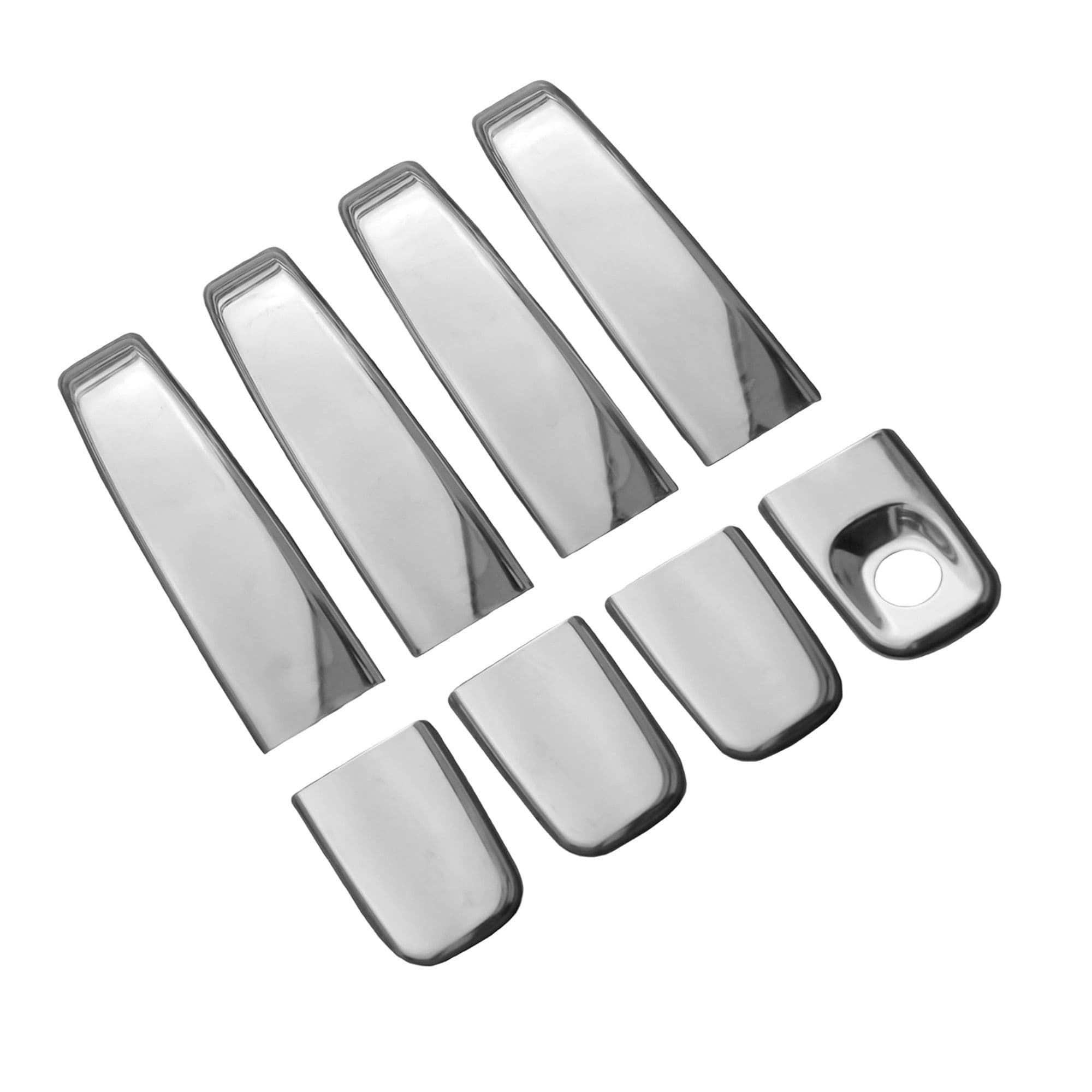 Handle covers — Chrome, Stainless steel, Polished