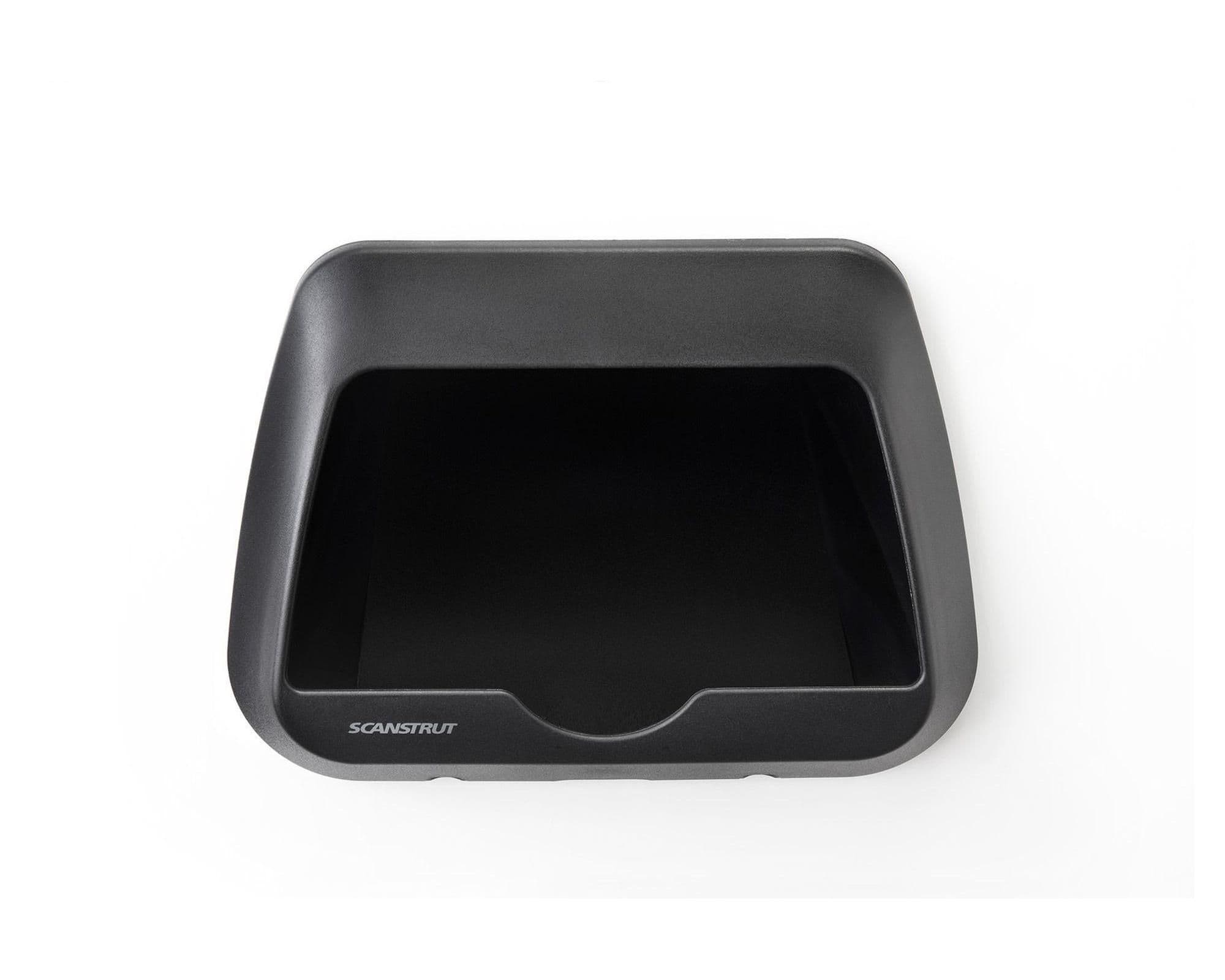 Waterproof wireless charger with phone pocket, 3-coil ROKK Wireless Nest — Black, Plastic, Matte