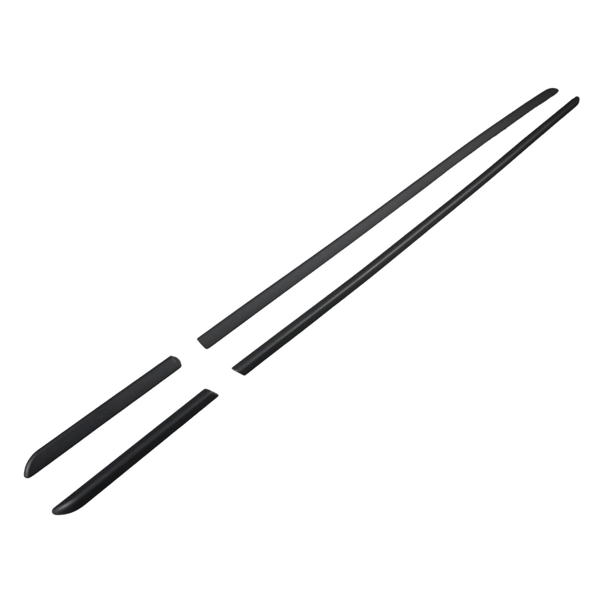 Moulures de portes latérales — Noir, Composite polyuréthane PU, Mat