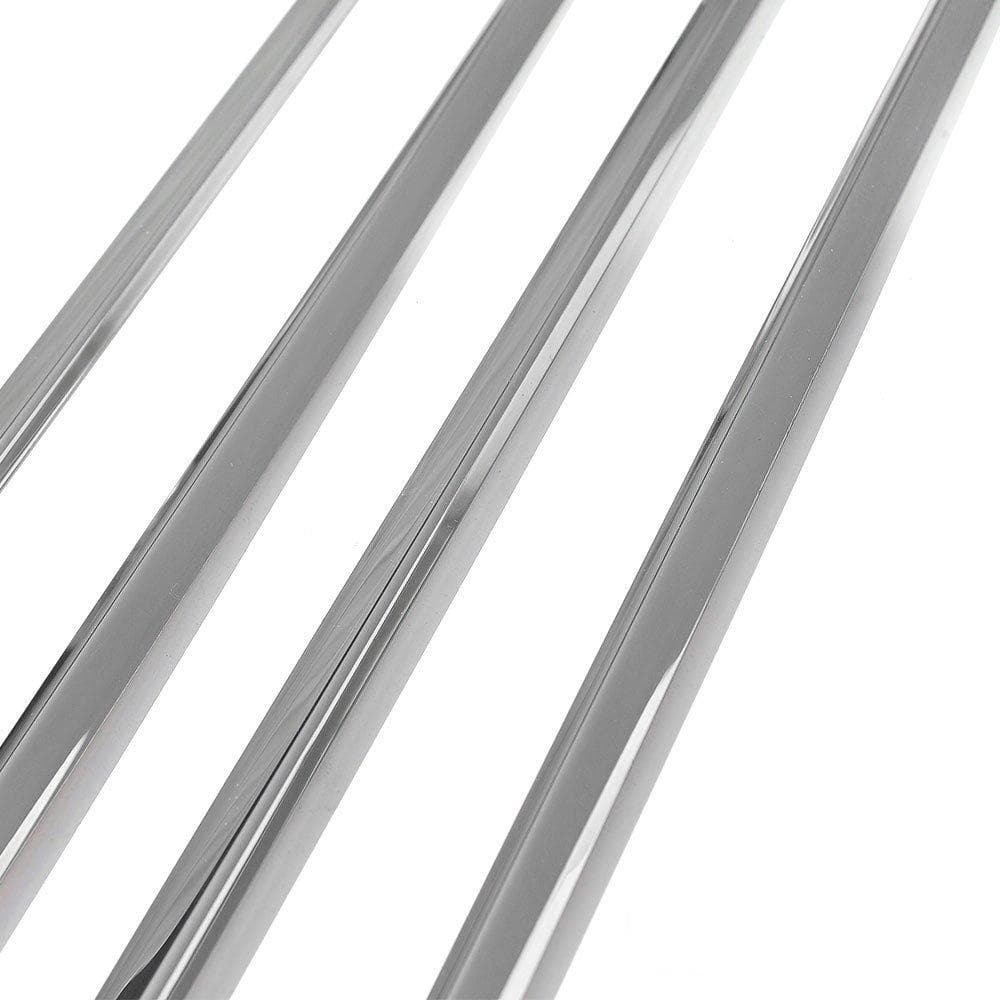 Moulures de portes latérales — Chrome, Acier inoxydable, Poli