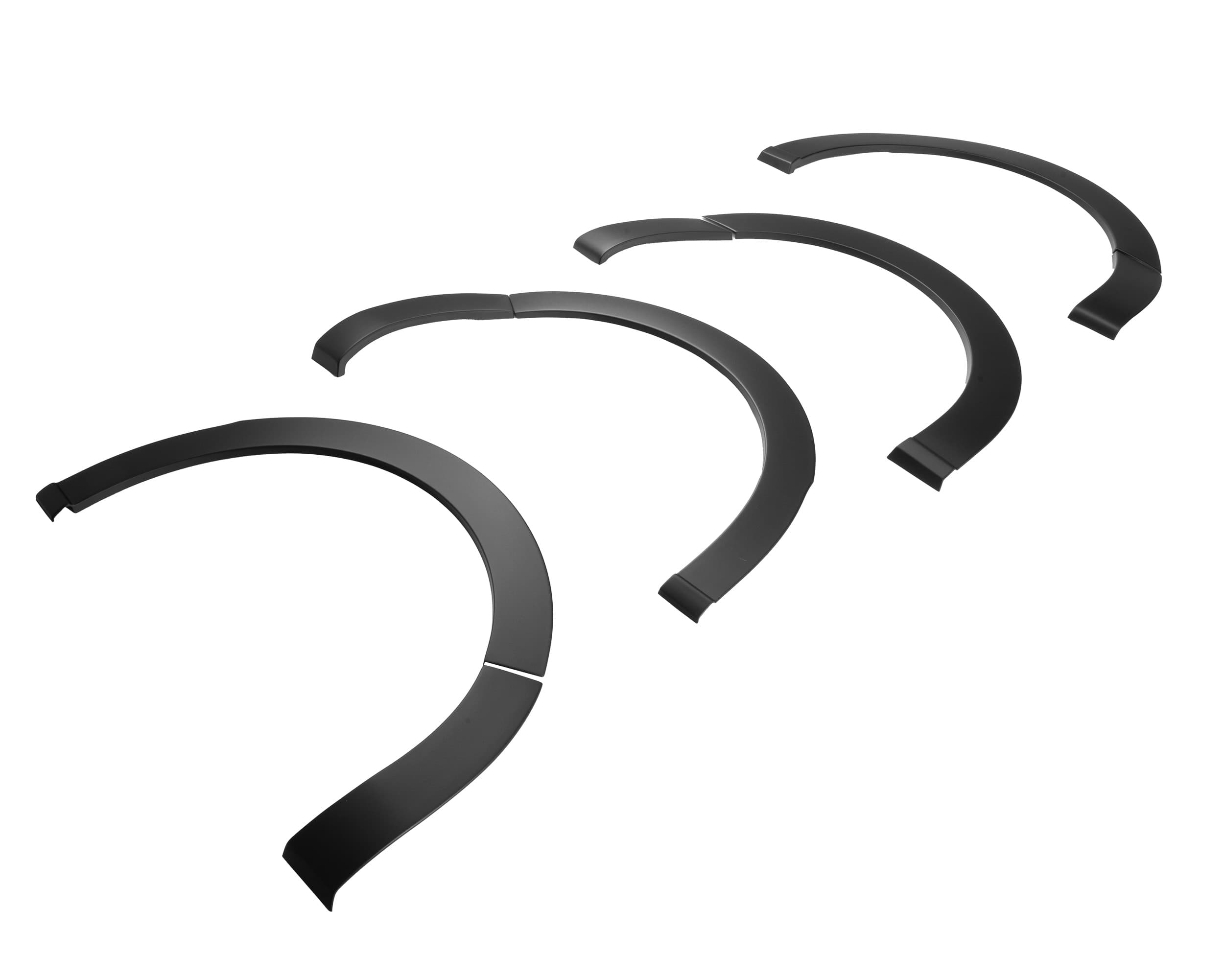 Wheel arch extensions — Black, ABS plastic, Matte